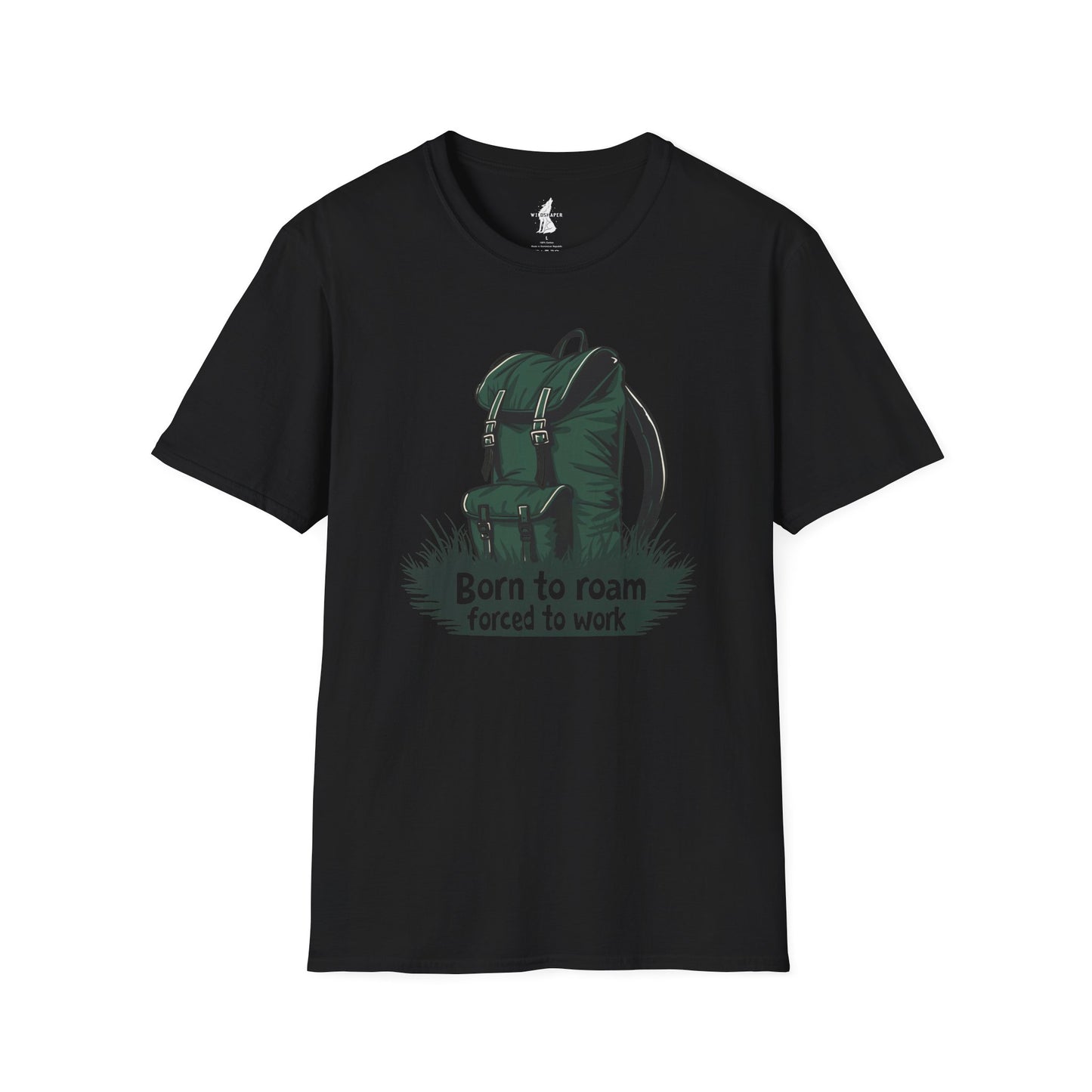 Born To Roam Forced To Work Traveler T-Shirt