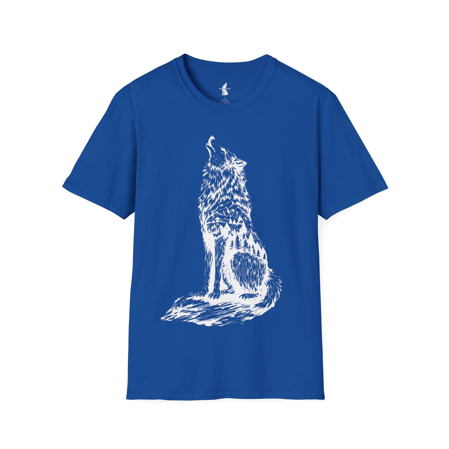 Howling Wolf Silhouette Nature T-Shirt