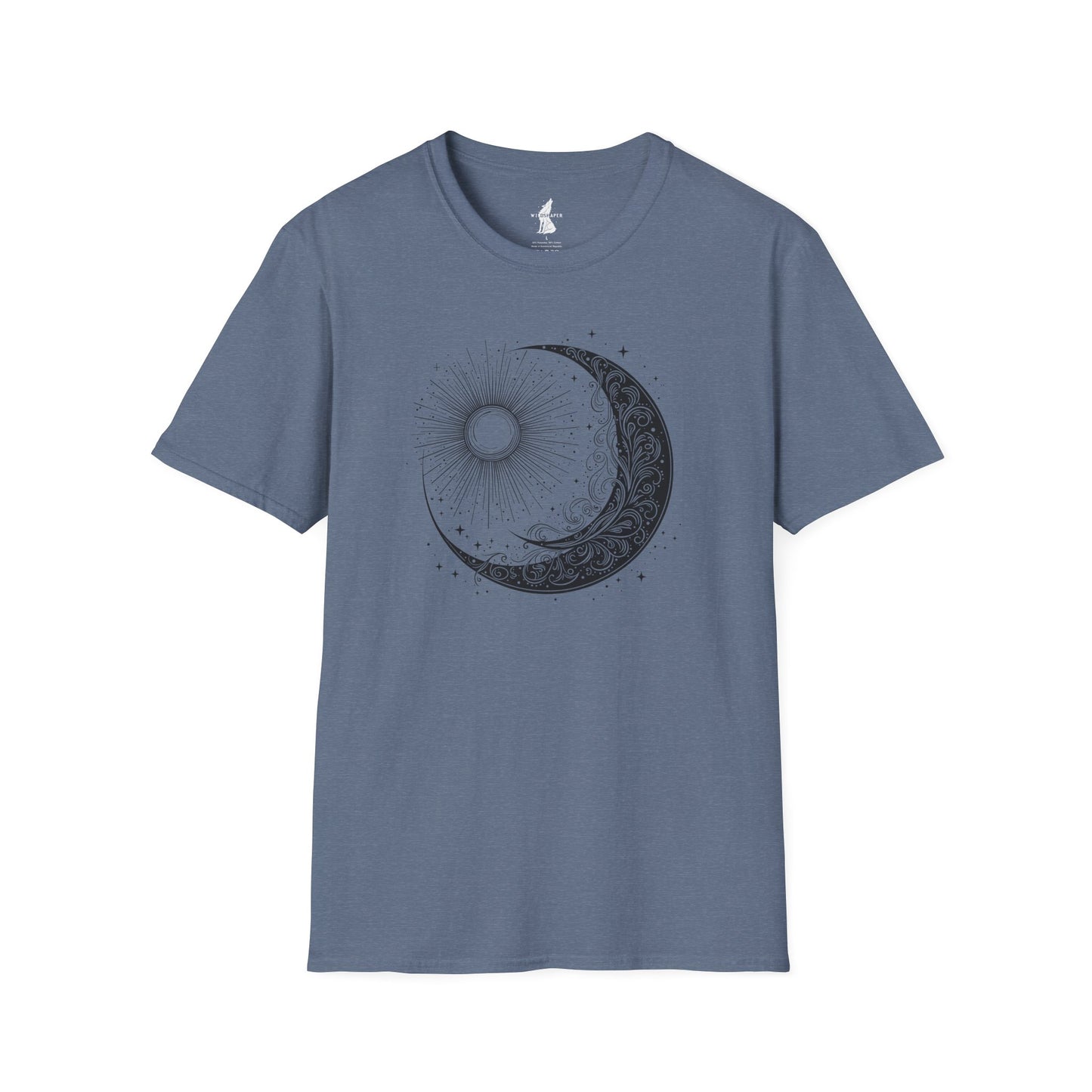 Sun & Moon Yin Yang Graphic T-Shirt