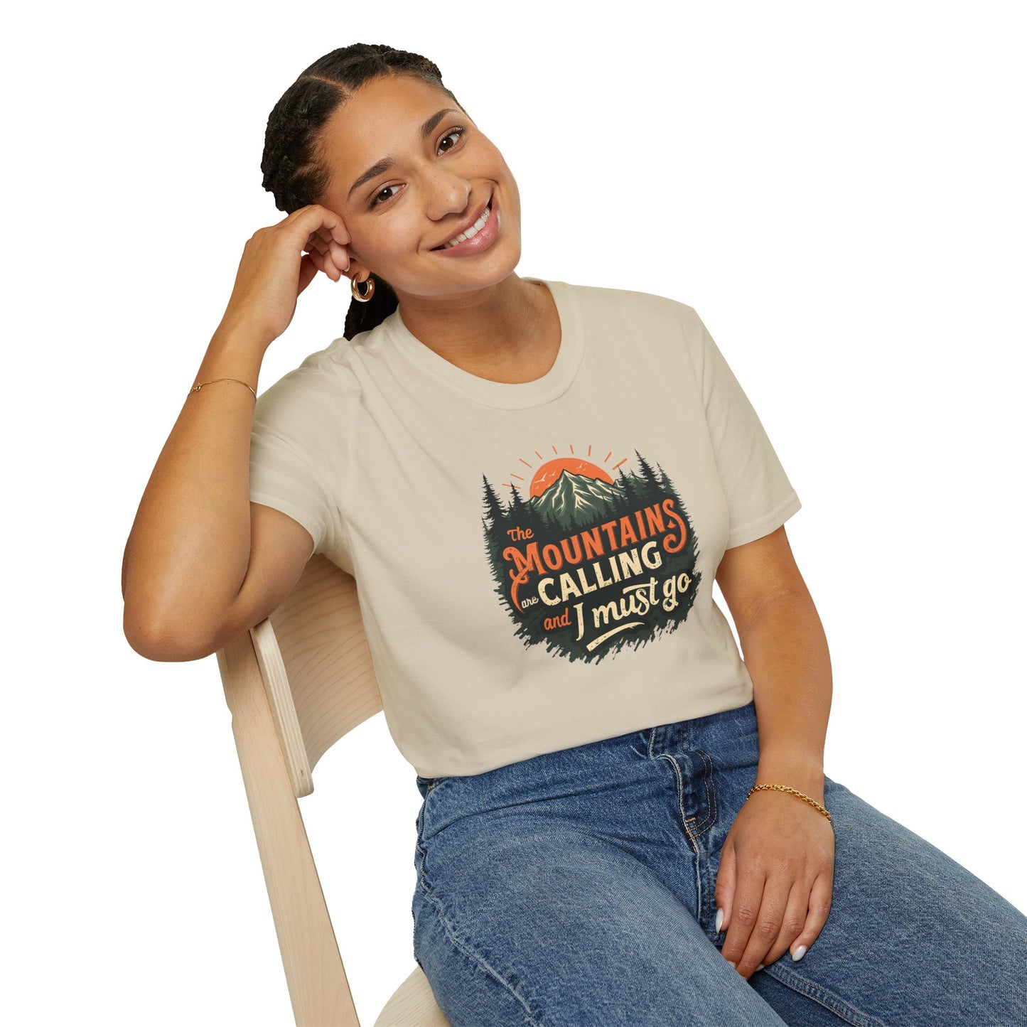 Mountains Are Calling And I Must Go Nature Lover T-Shirt