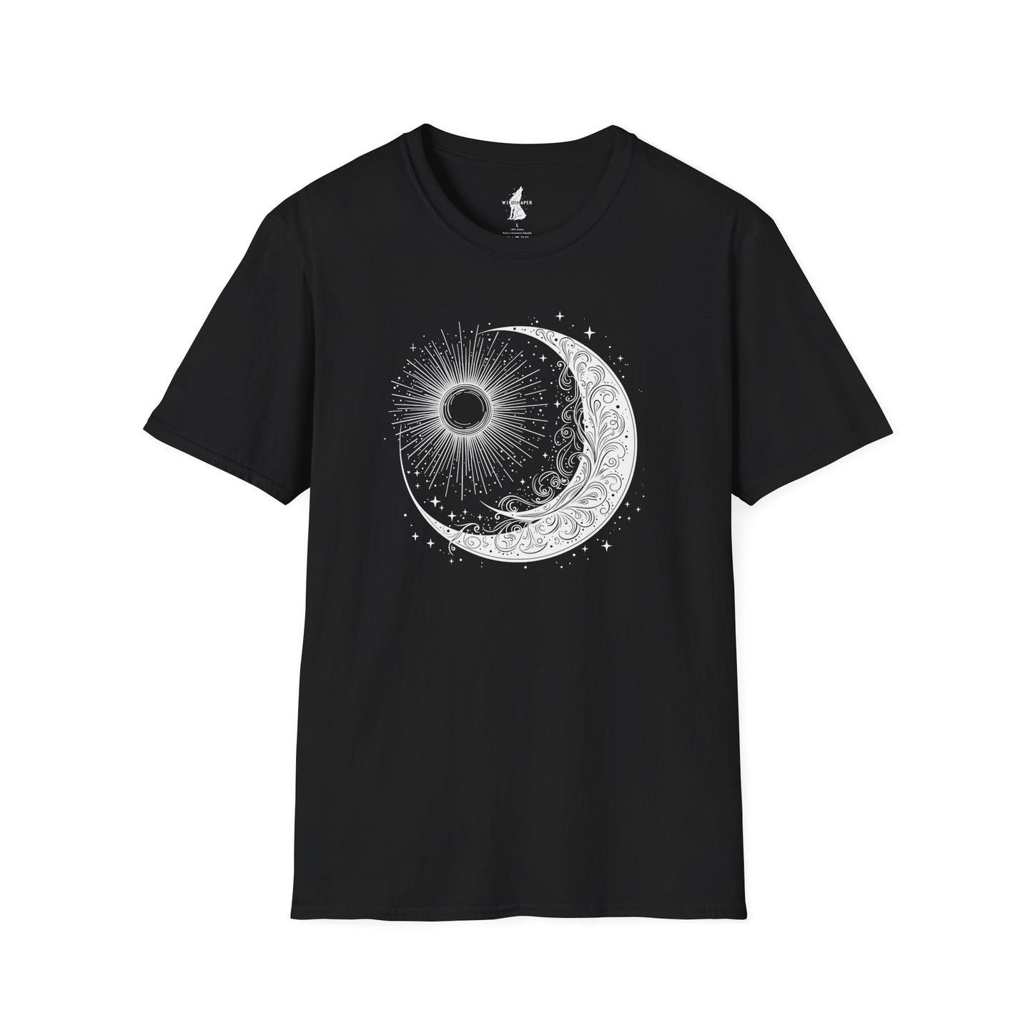 Sun & Moon Yin Yang Graphic T-Shirt