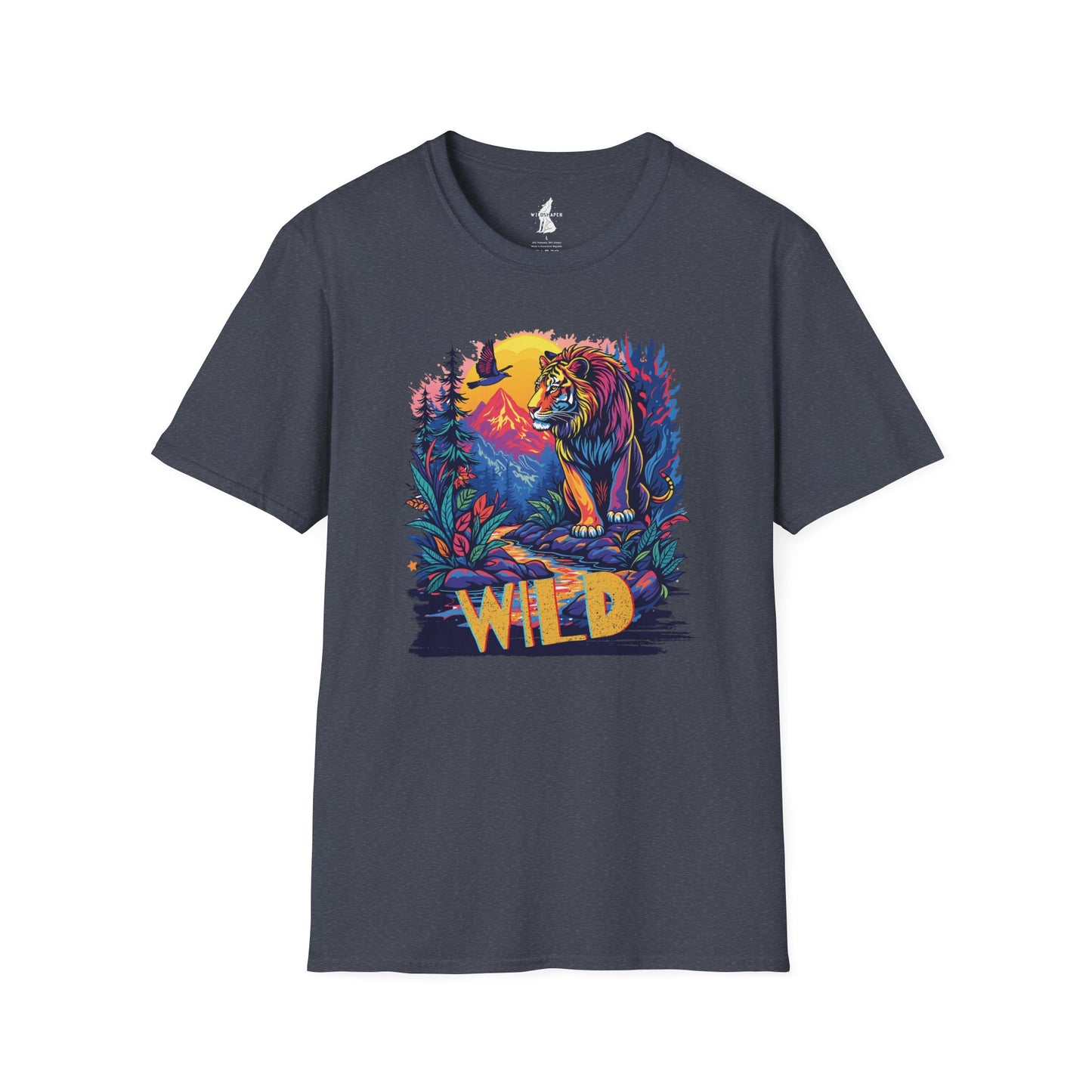 Stay Wild Lion Graphic T-Shirt