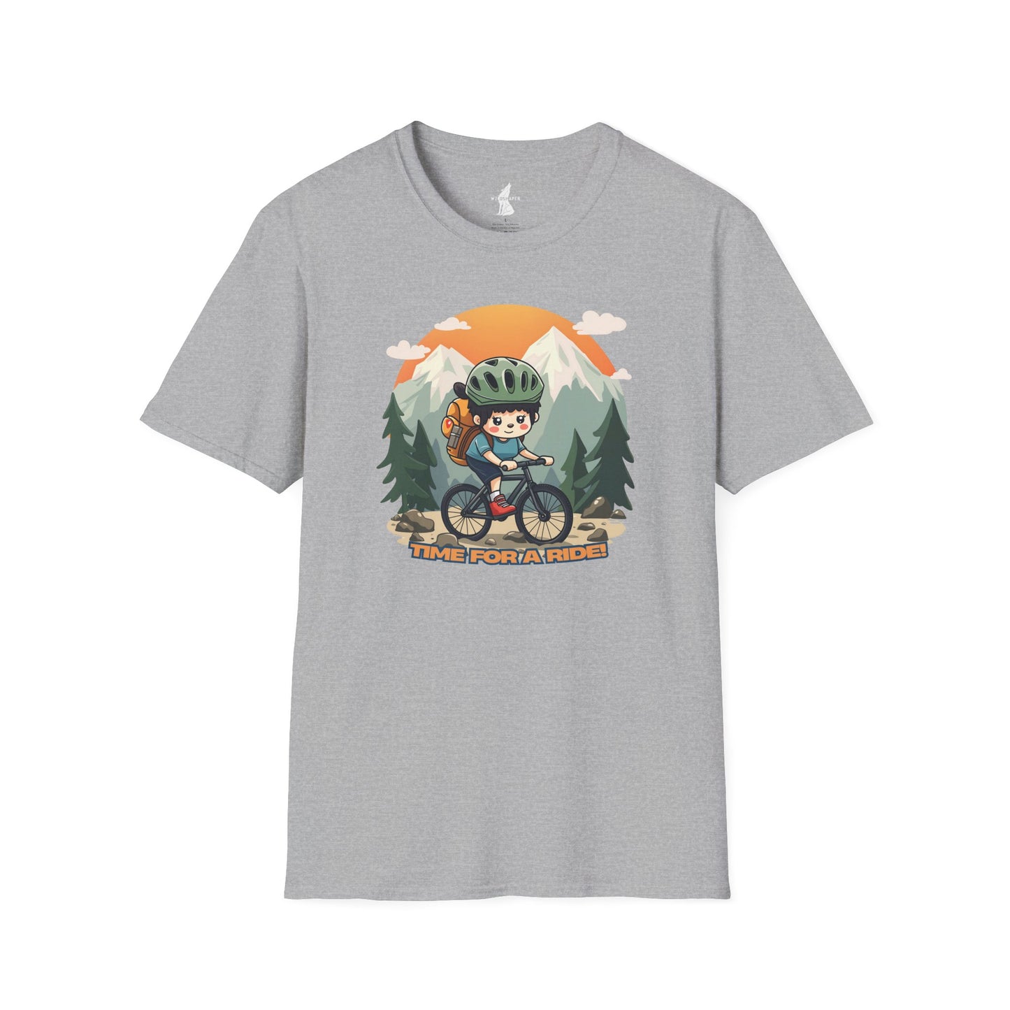 Time For a Ride Mountain Biking Graphic T-Shirt