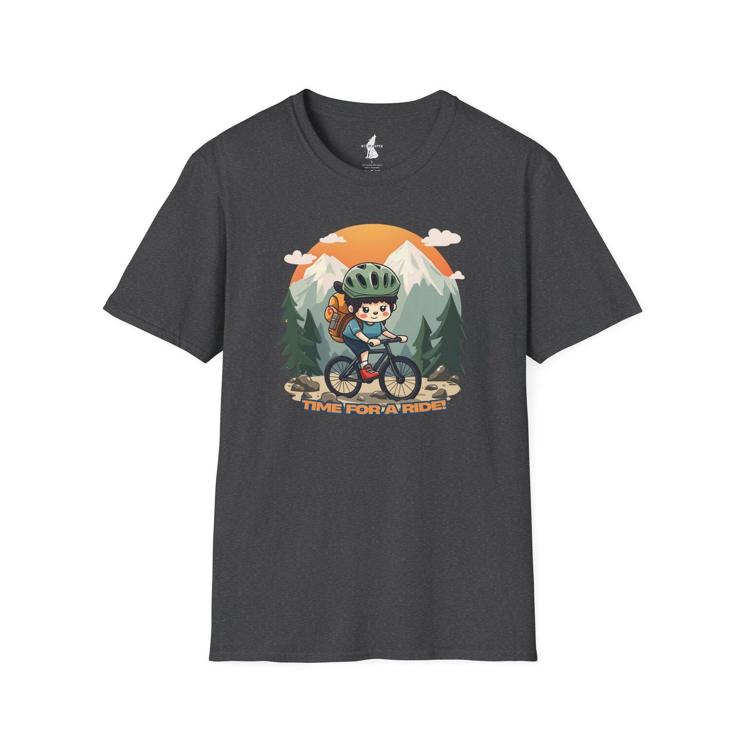 Time For a Ride Mountain Biking Graphic T-Shirt