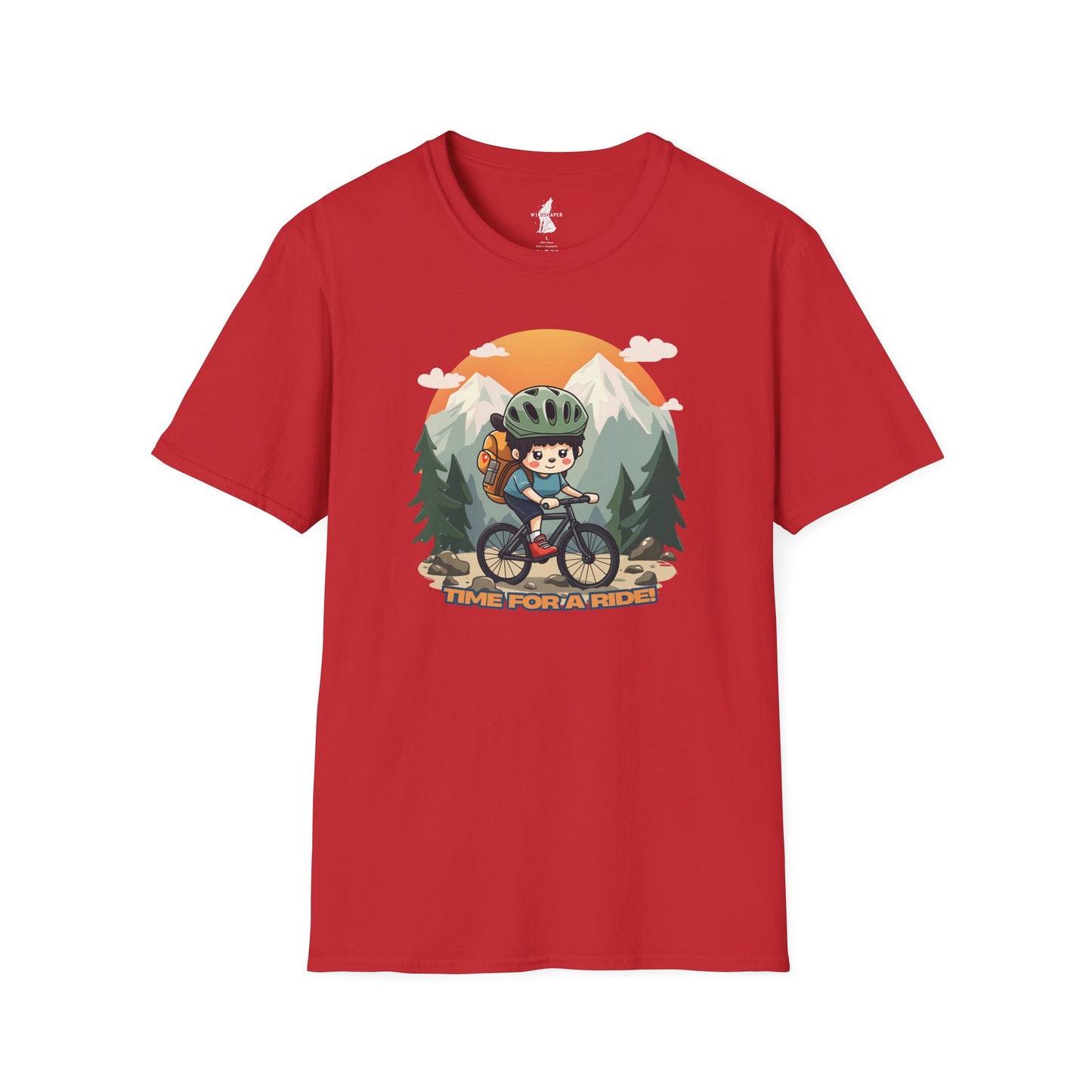 Time For a Ride Mountain Biking Graphic T-Shirt