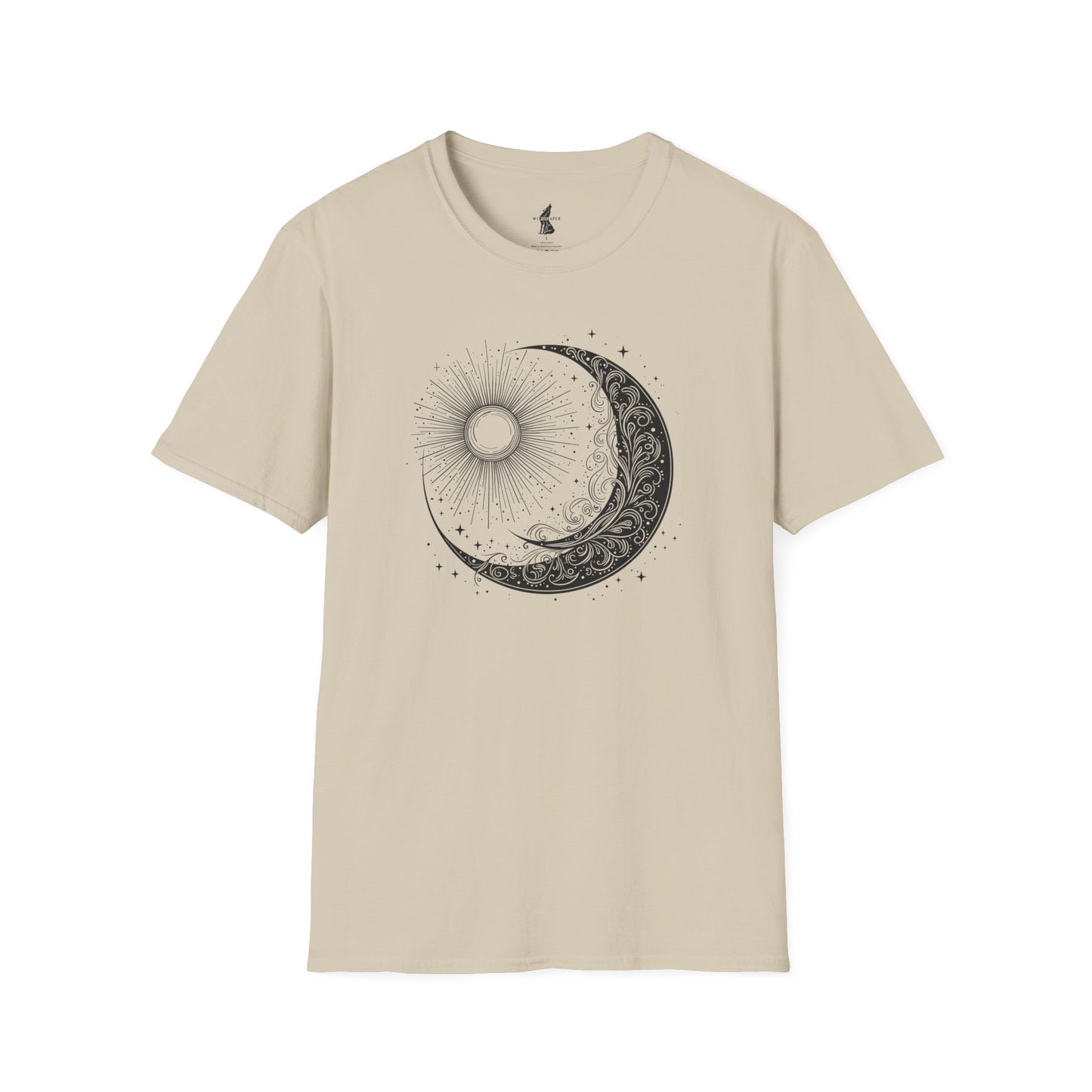 Sun & Moon Yin Yang Graphic T-Shirt
