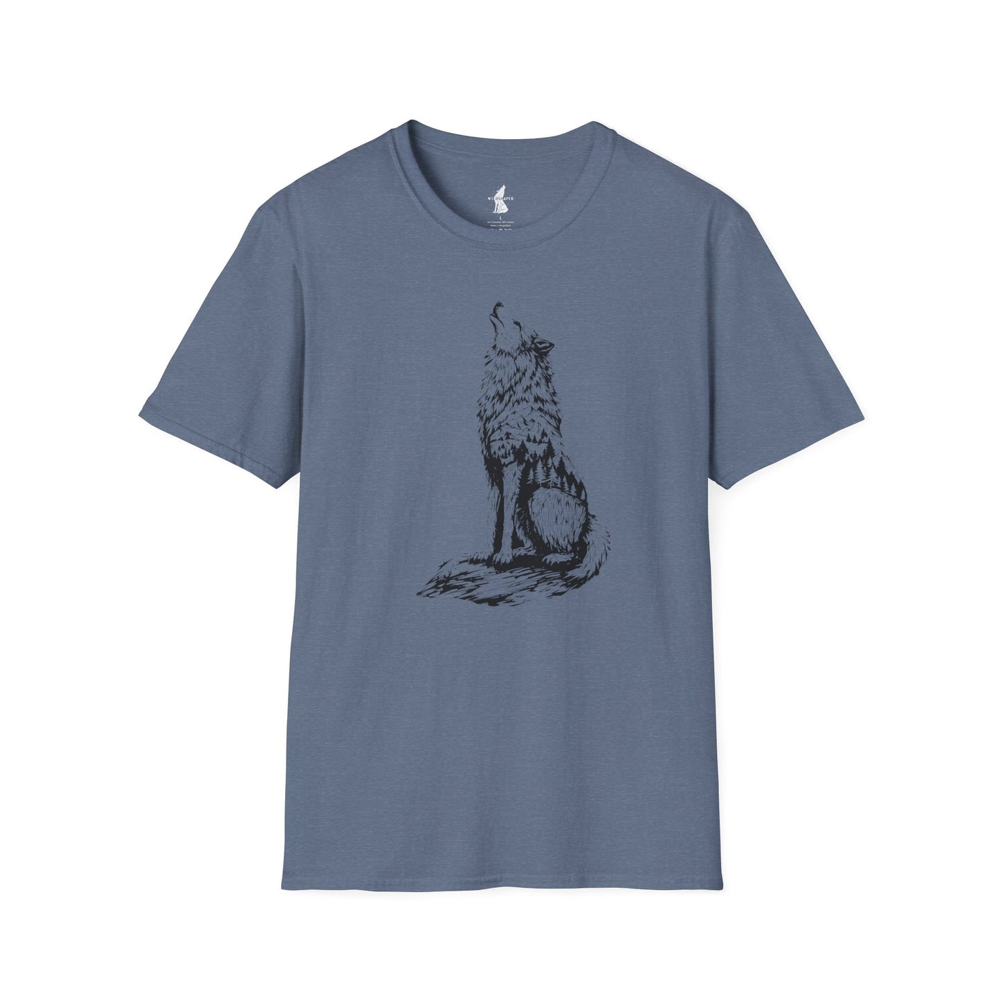 Howling Wolf Silhouette Nature T-Shirt