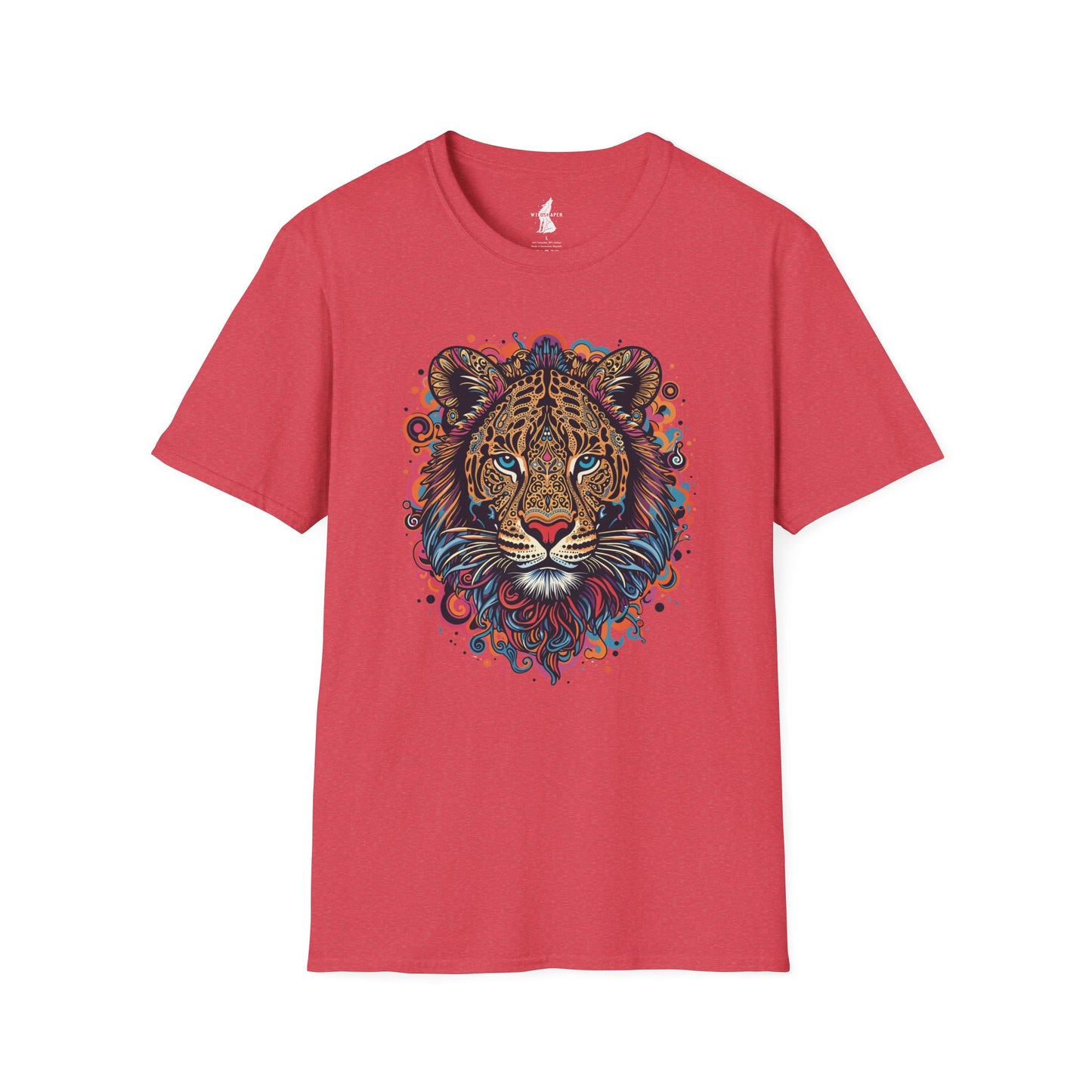 Vibrant Lion Eye-Catching Graphic T-Shirt