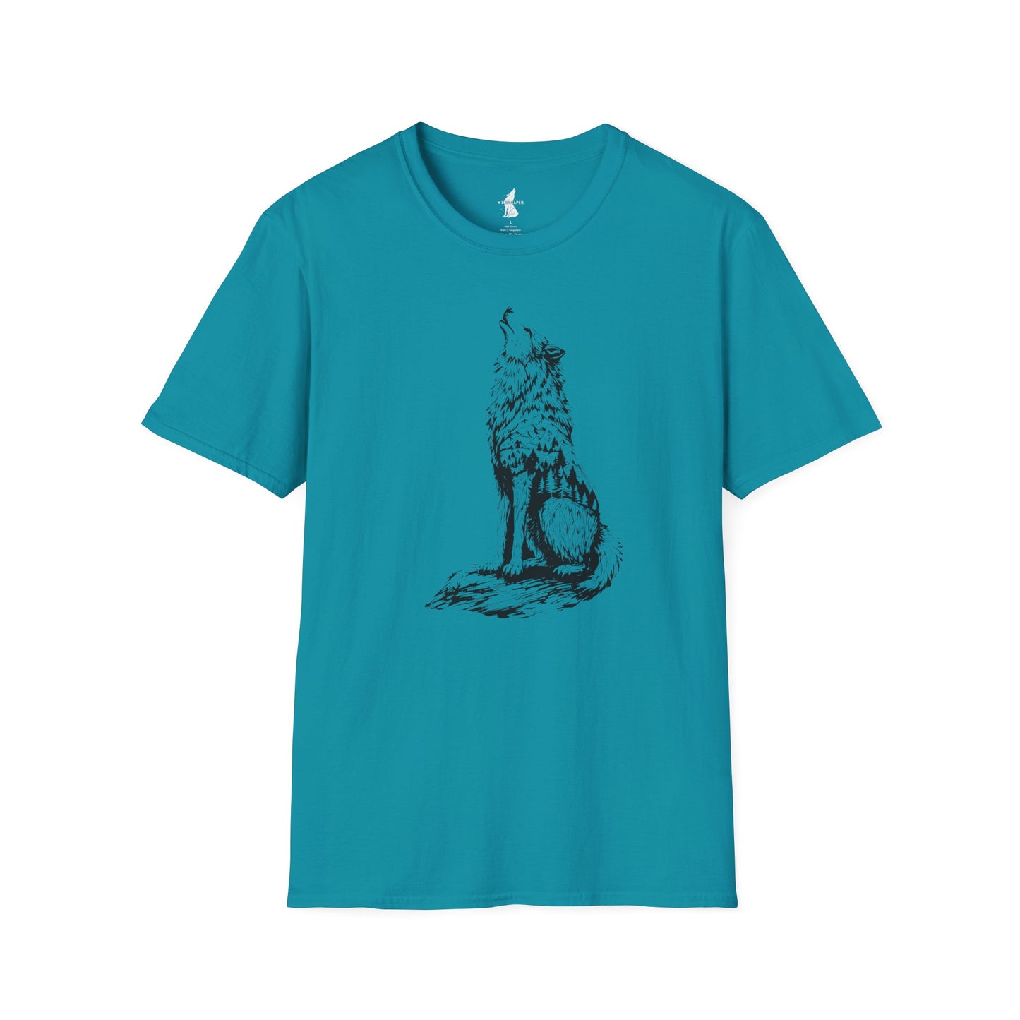 Howling Wolf Silhouette Nature T-Shirt