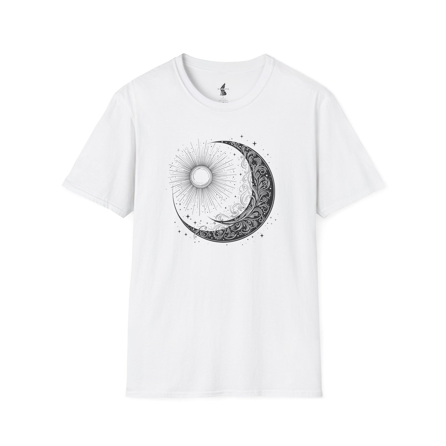 Sun & Moon Yin Yang Graphic T-Shirt