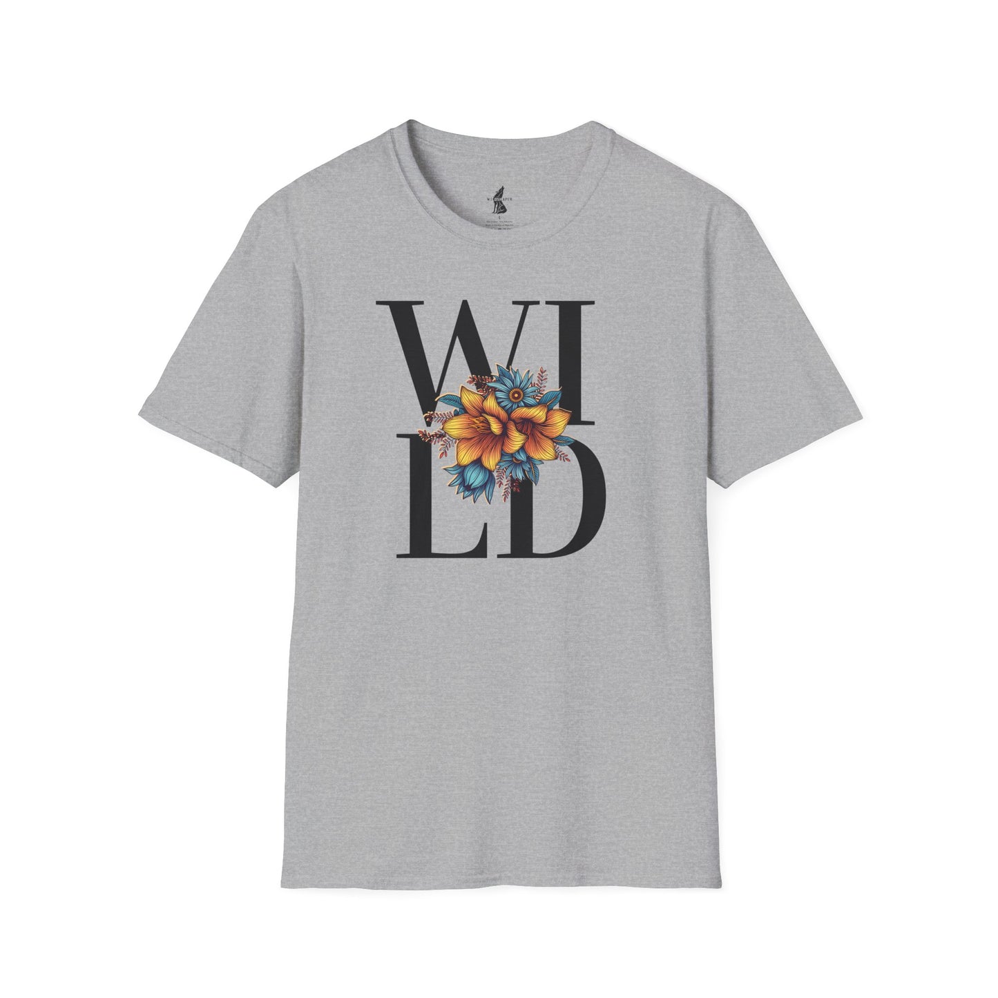 Wild Text Graphic T-Shirt