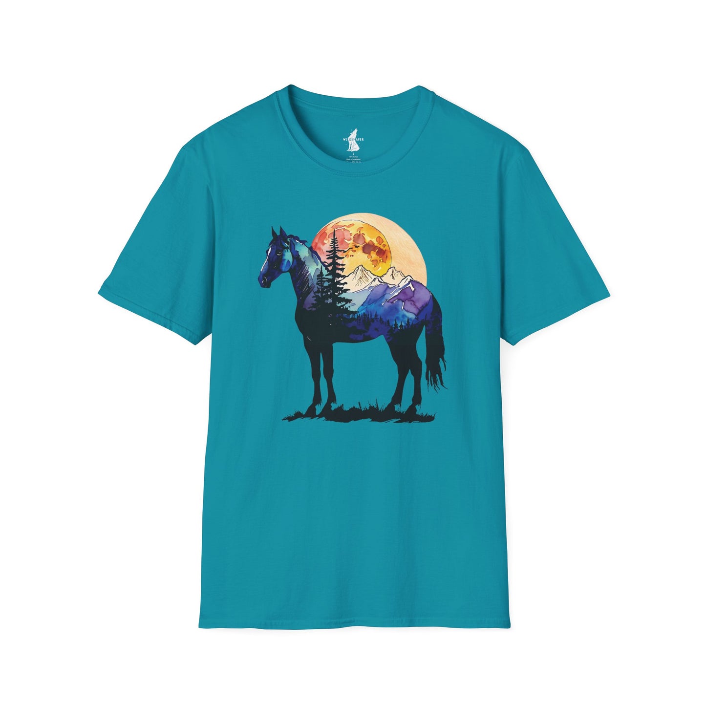 Mountain Sunset Horse T-Shirt