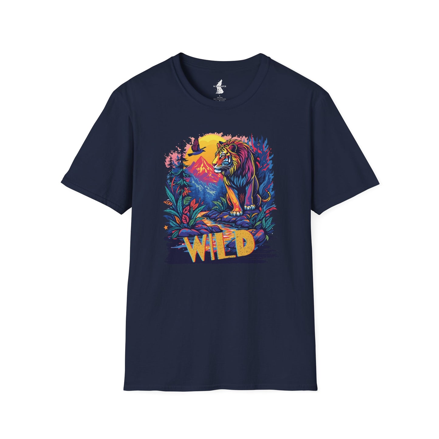 Stay Wild Lion Graphic T-Shirt