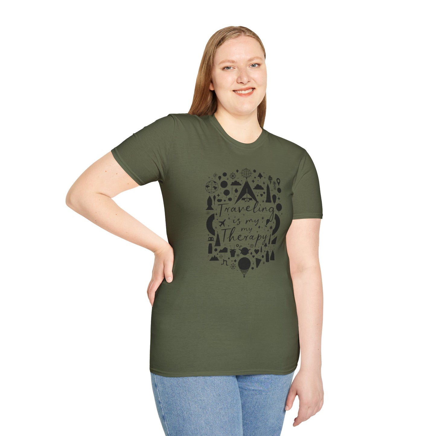 Traveling is My Therapy T-Shirt