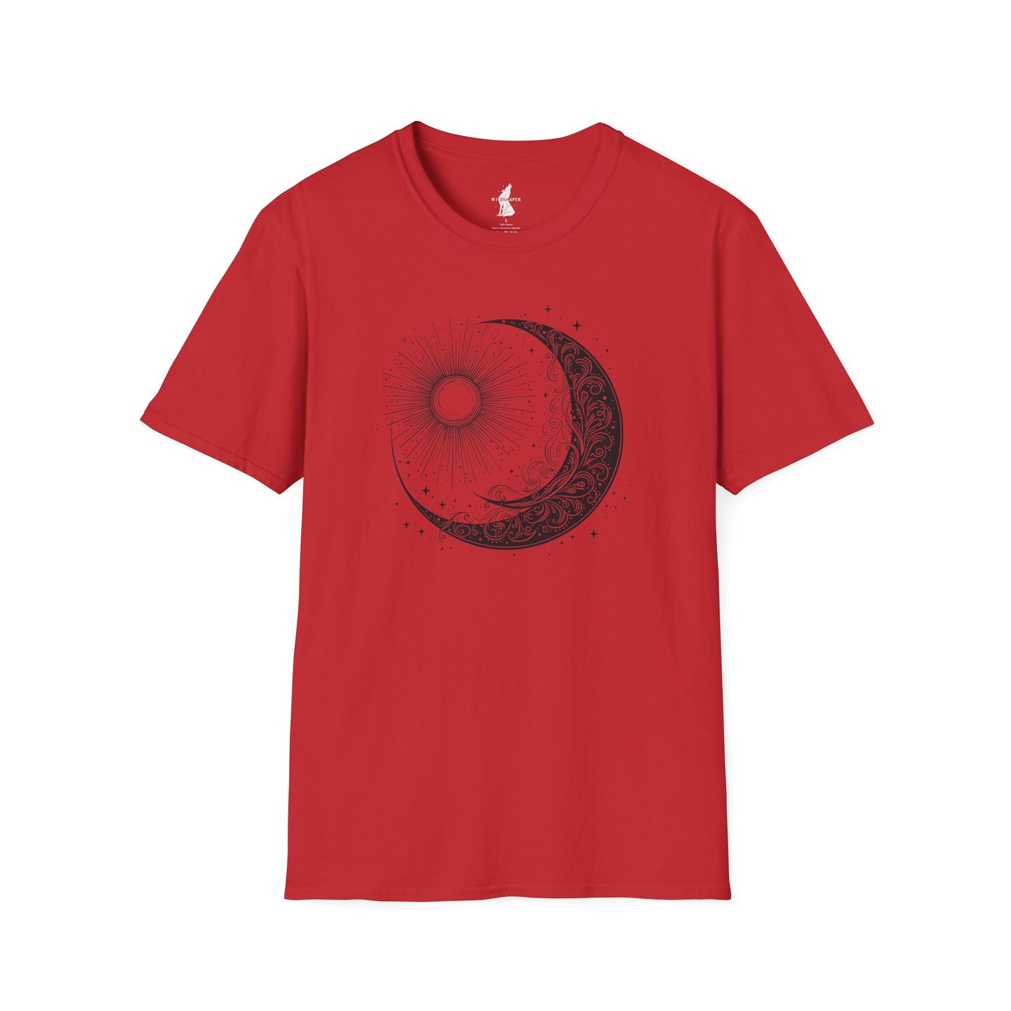Sun & Moon Yin Yang Graphic T-Shirt