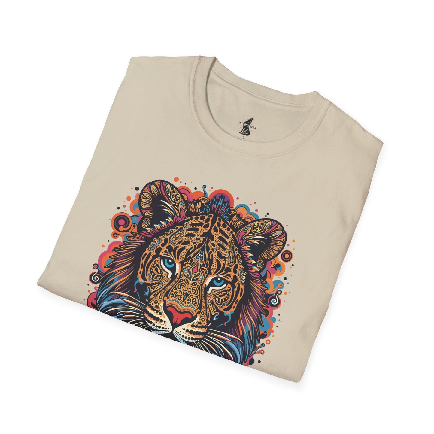 Vibrant Lion Eye-Catching Graphic T-Shirt