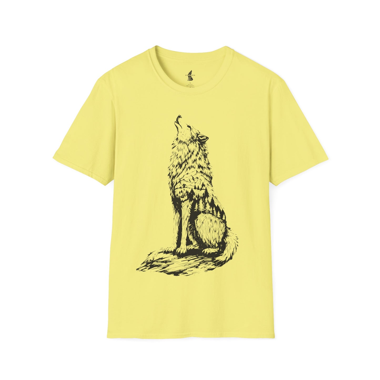 Howling Wolf Silhouette Nature T-Shirt