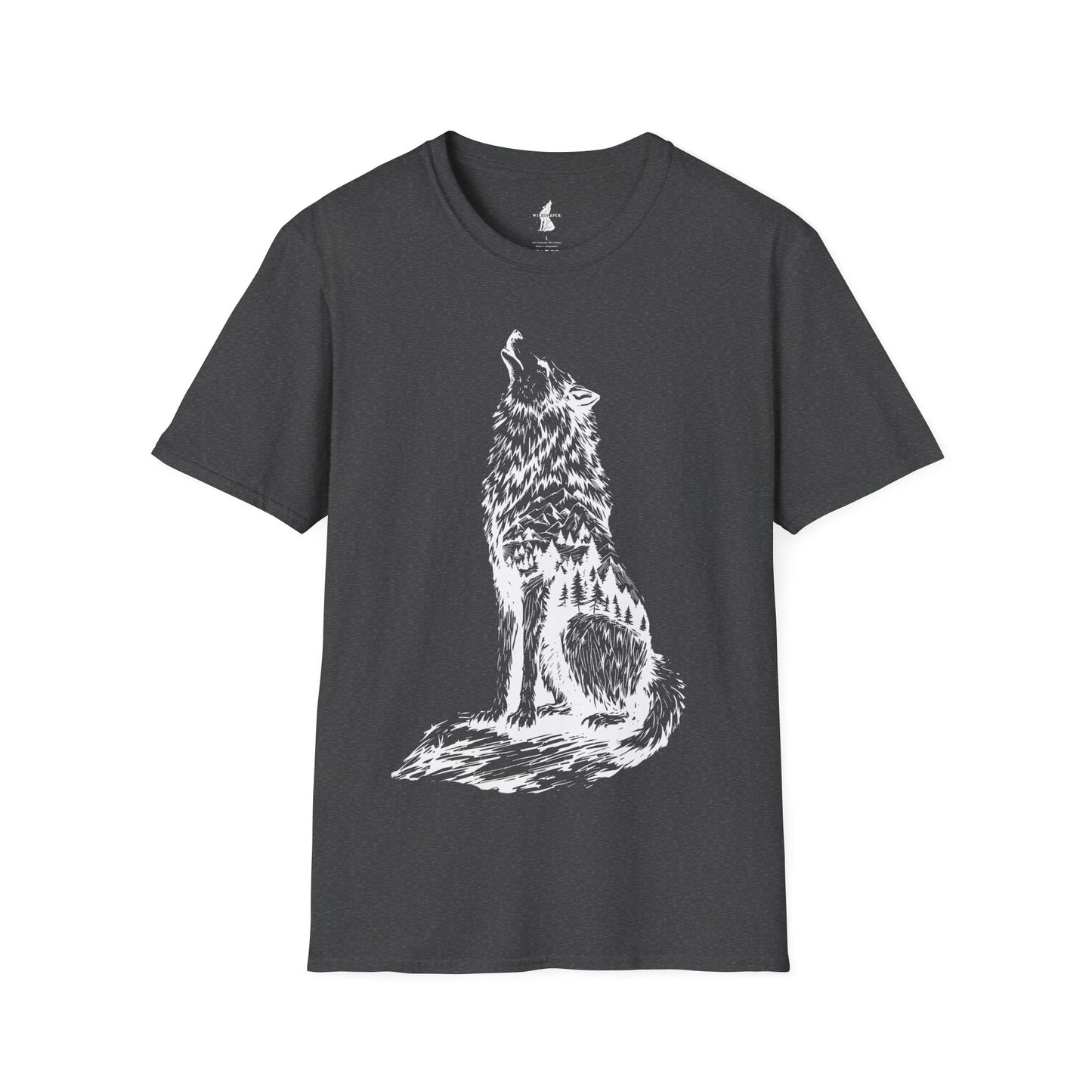 Howling Wolf Silhouette Nature T-Shirt