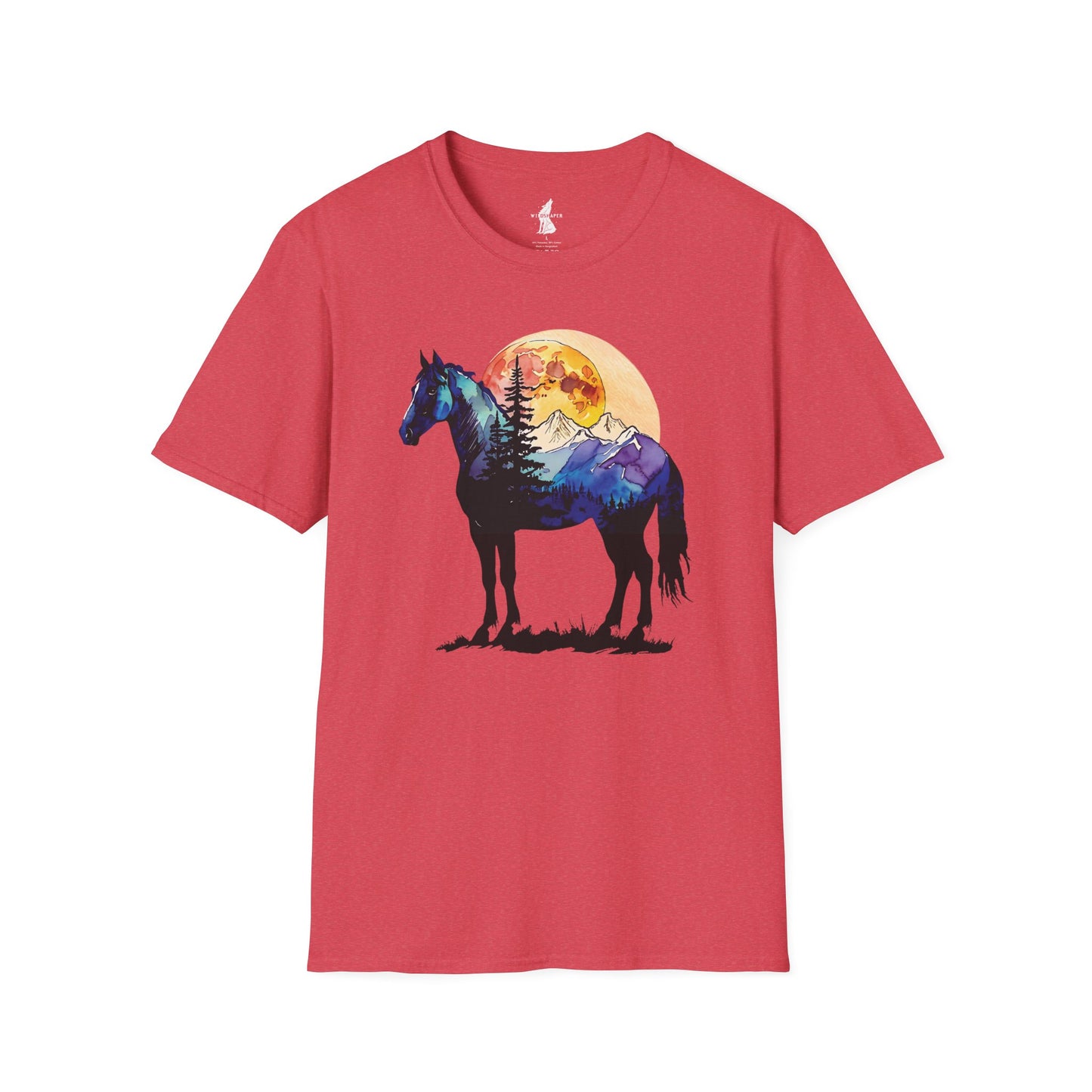 Mountain Sunset Horse T-Shirt