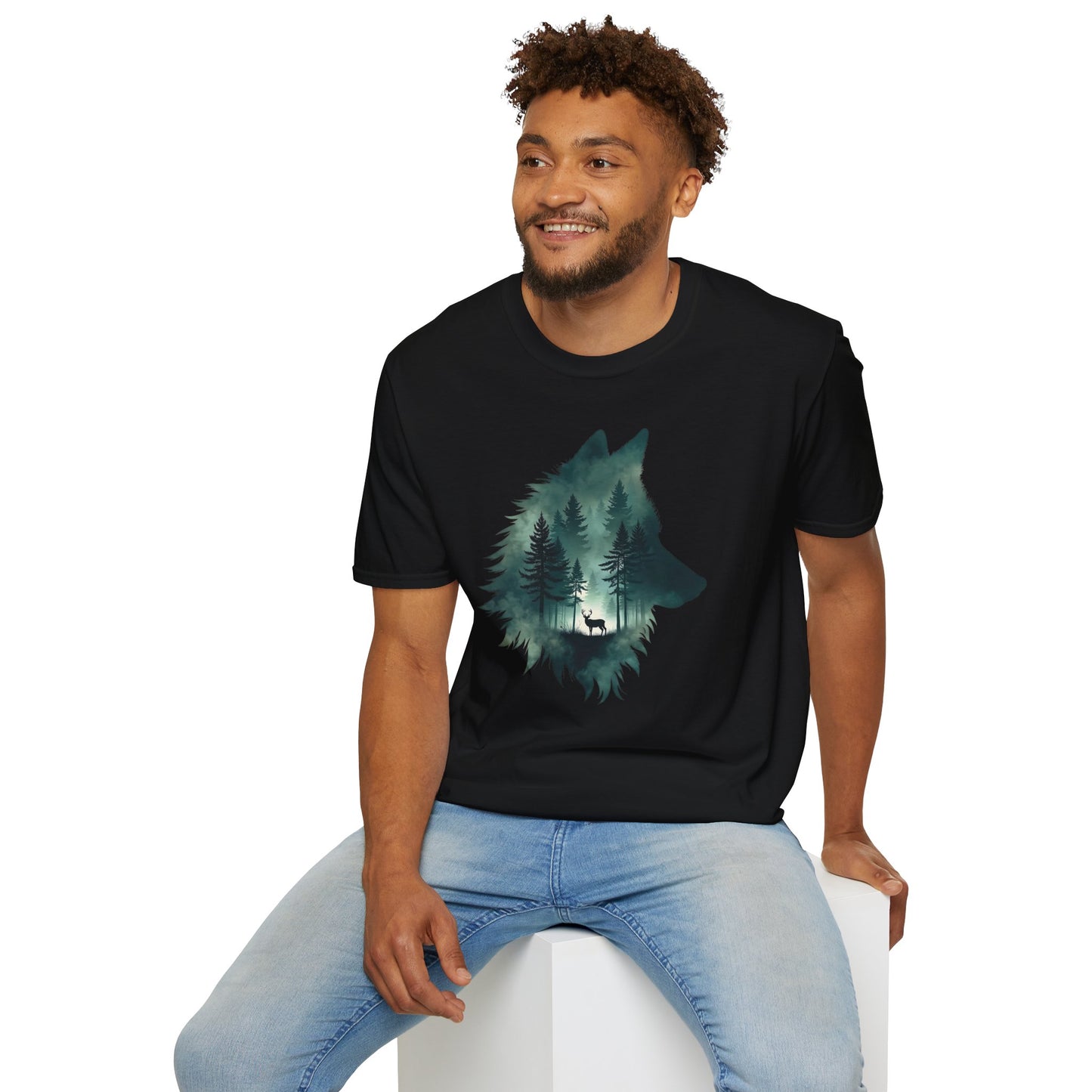 Wolf Silhouette Nature T-Shirt