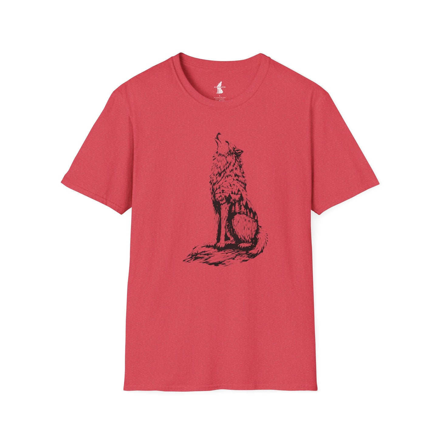 Howling Wolf Silhouette Nature T-Shirt