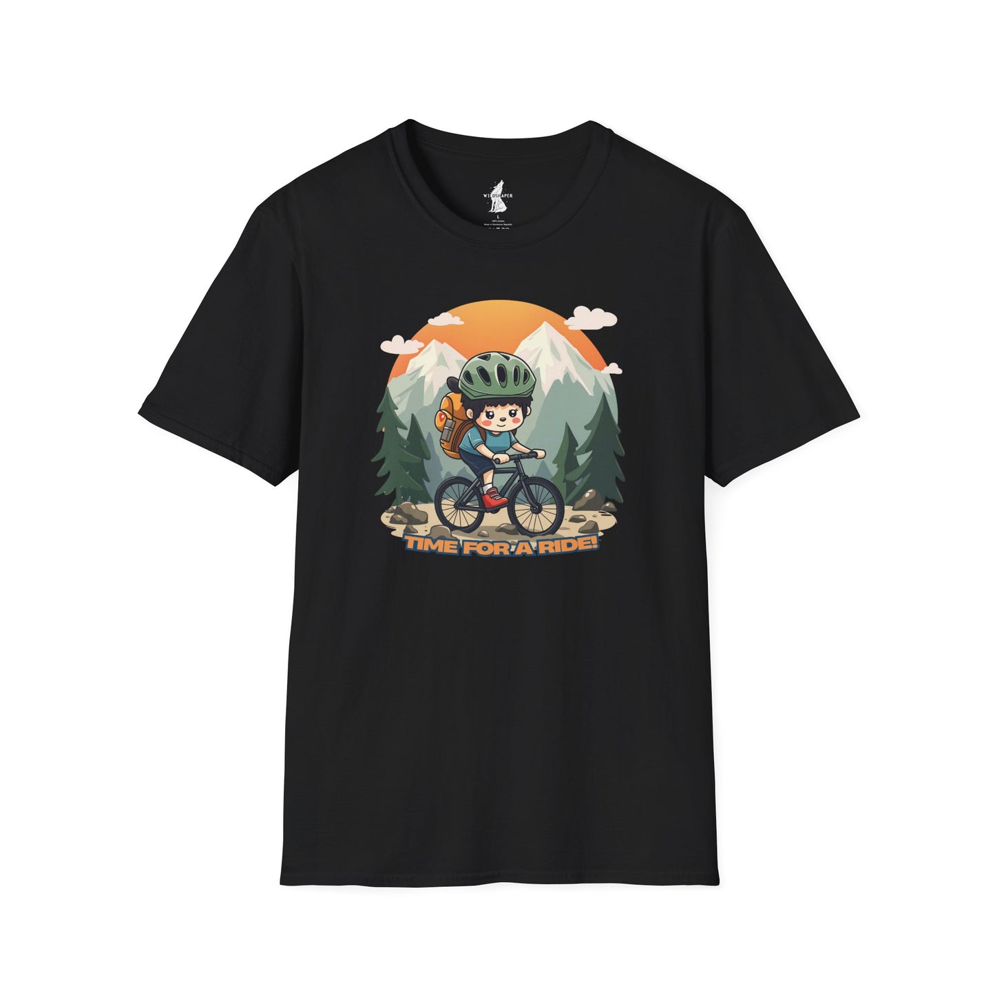 Time For a Ride Mountain Biking Graphic T-Shirt