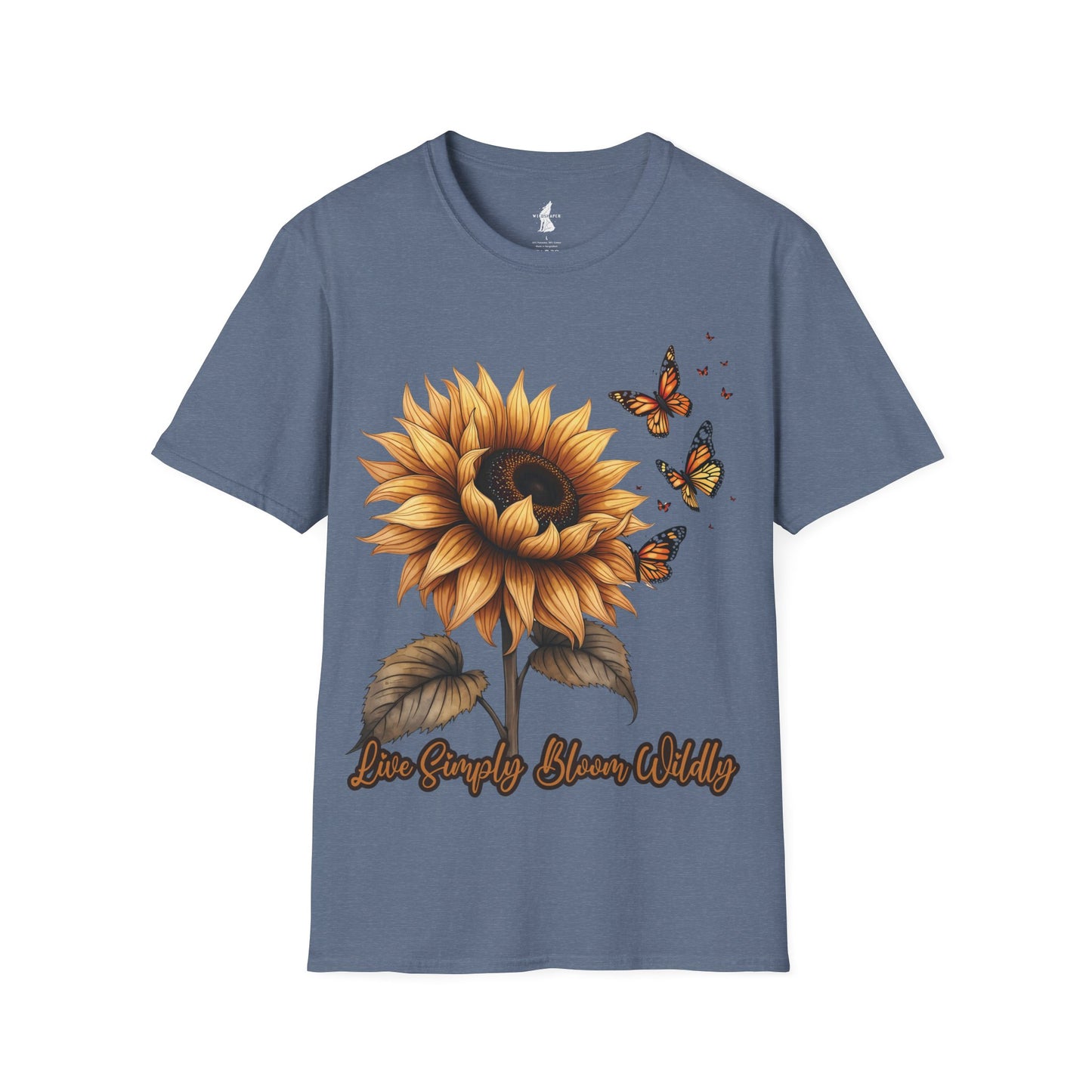 Live Simply, Bloom Wildly Sunflower T-Shirt