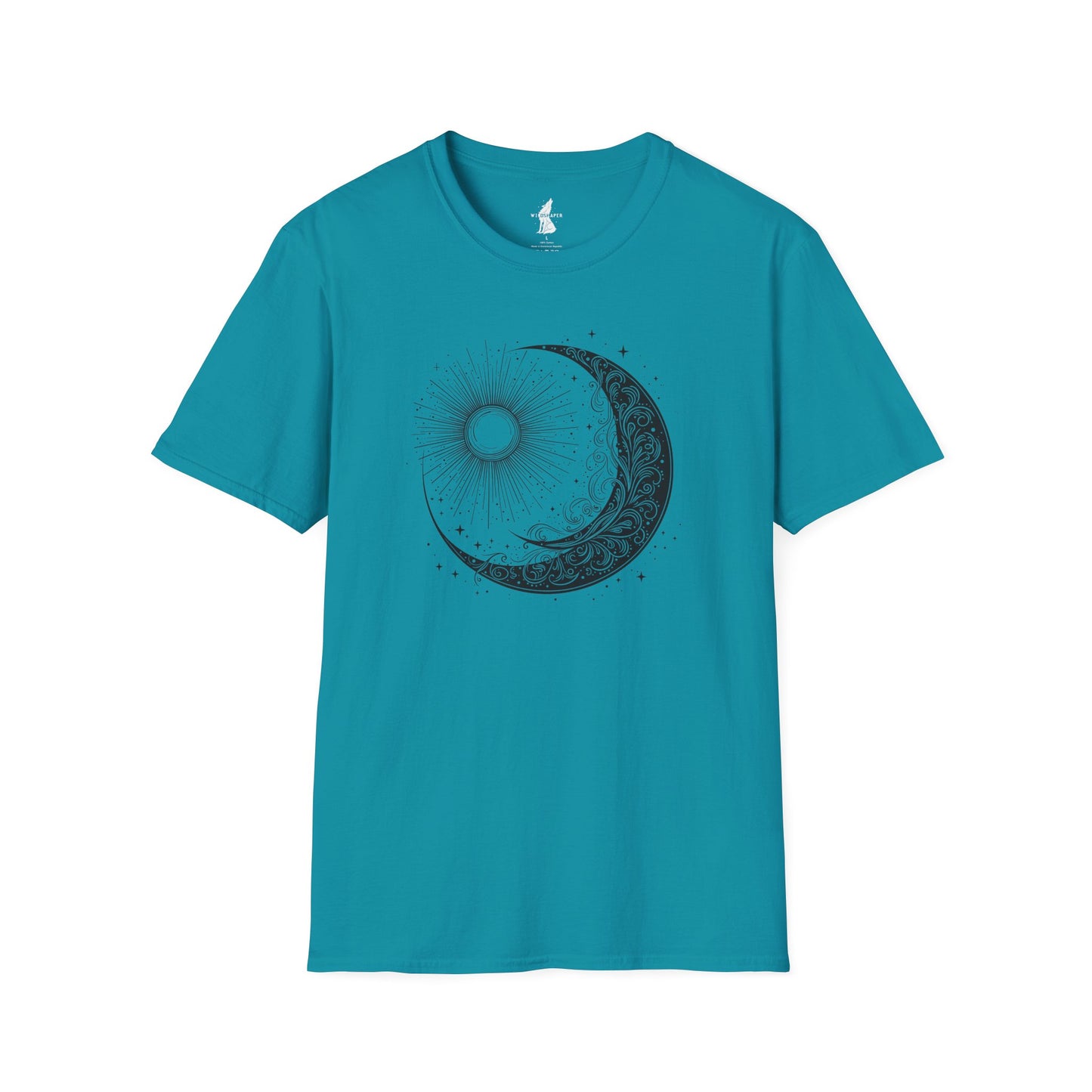 Sun & Moon Yin Yang Graphic T-Shirt