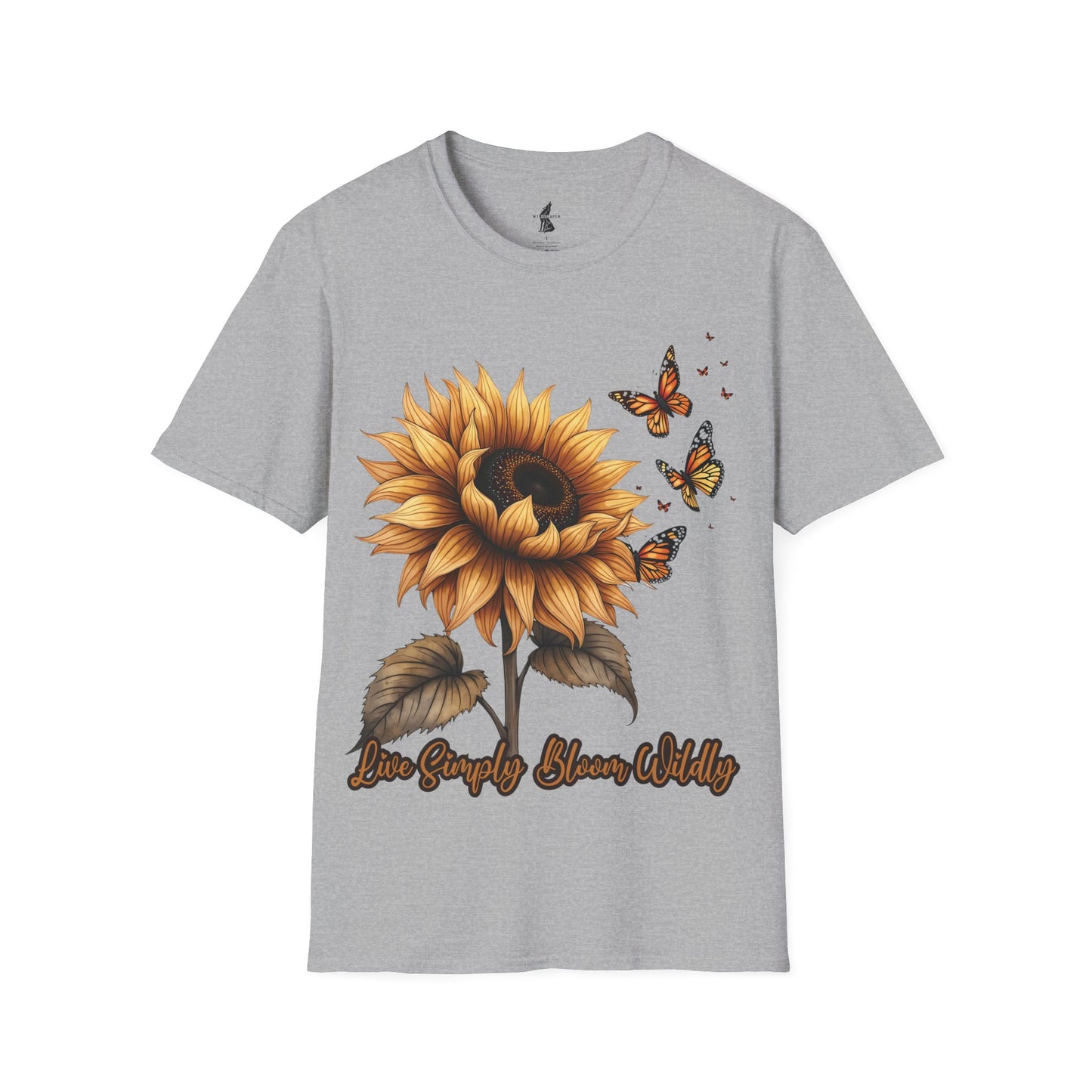 Live Simply, Bloom Wildly Sunflower T-Shirt
