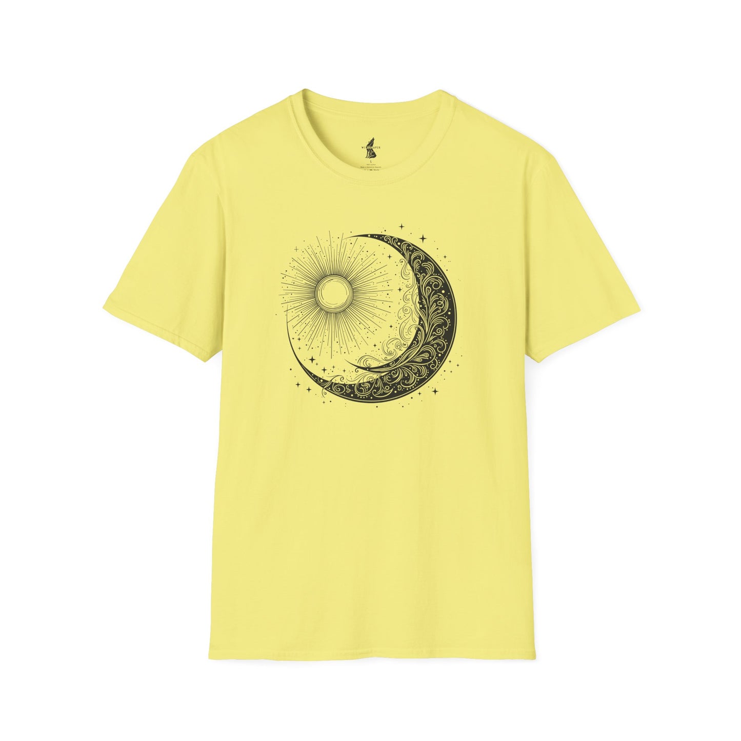 Sun & Moon Yin Yang Graphic T-Shirt