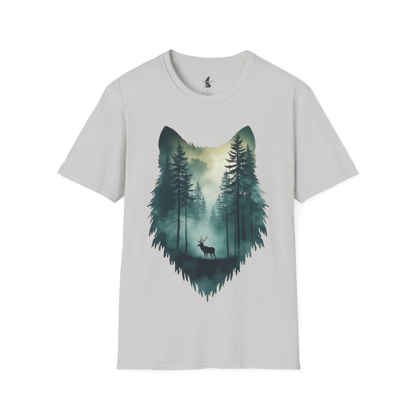 Wolf face Forest T-Shirt