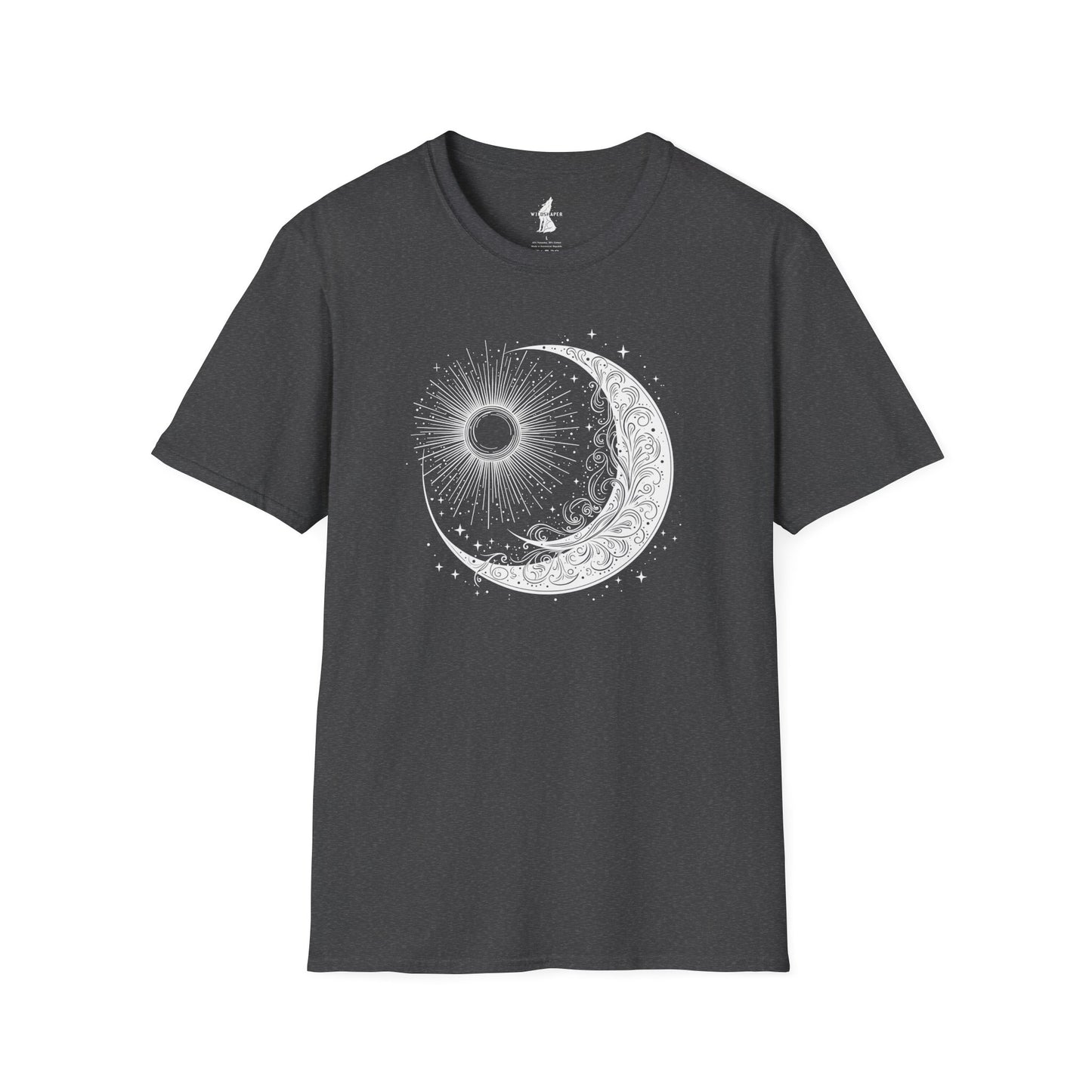 Sun & Moon Yin Yang Graphic T-Shirt