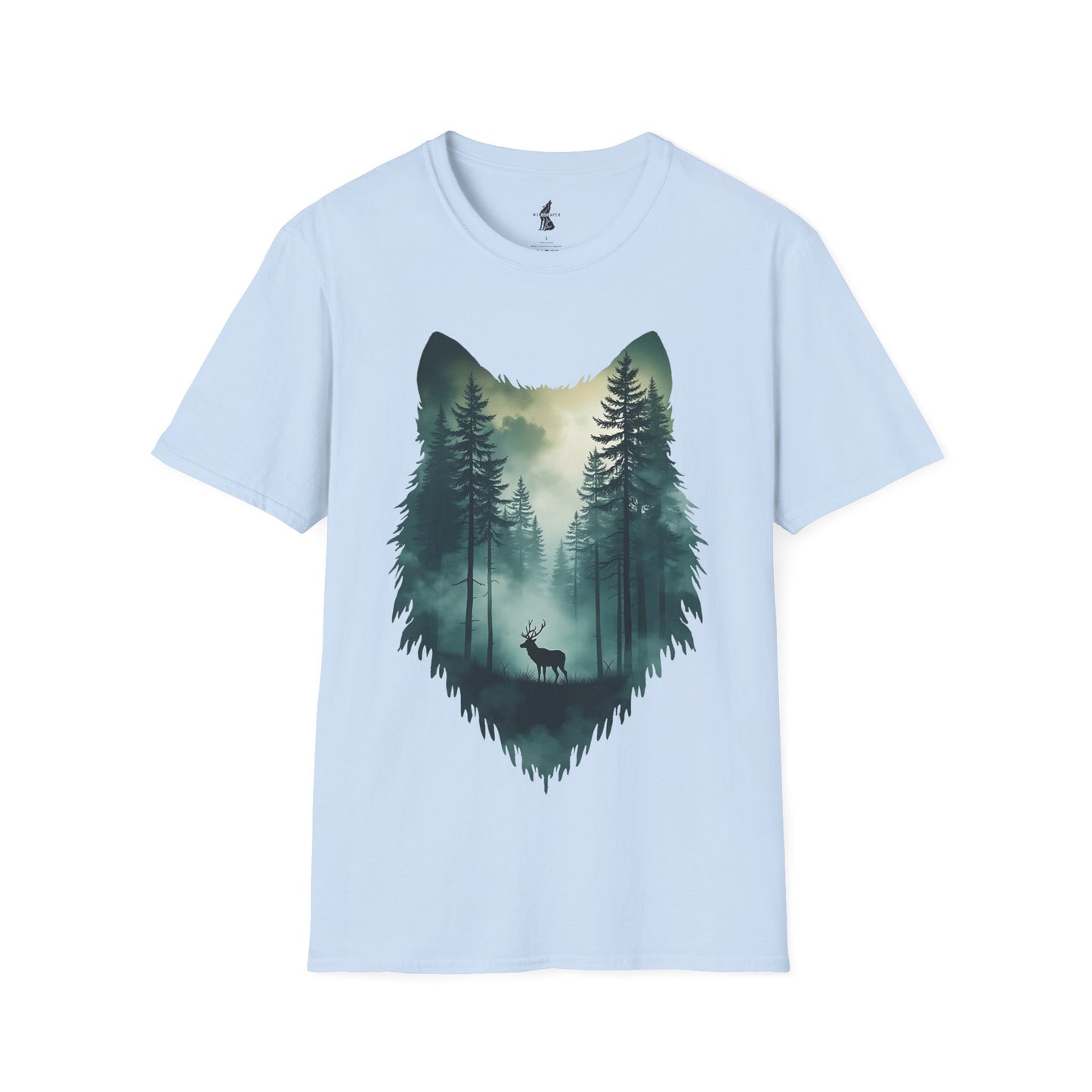 Wolf face Forest T-Shirt