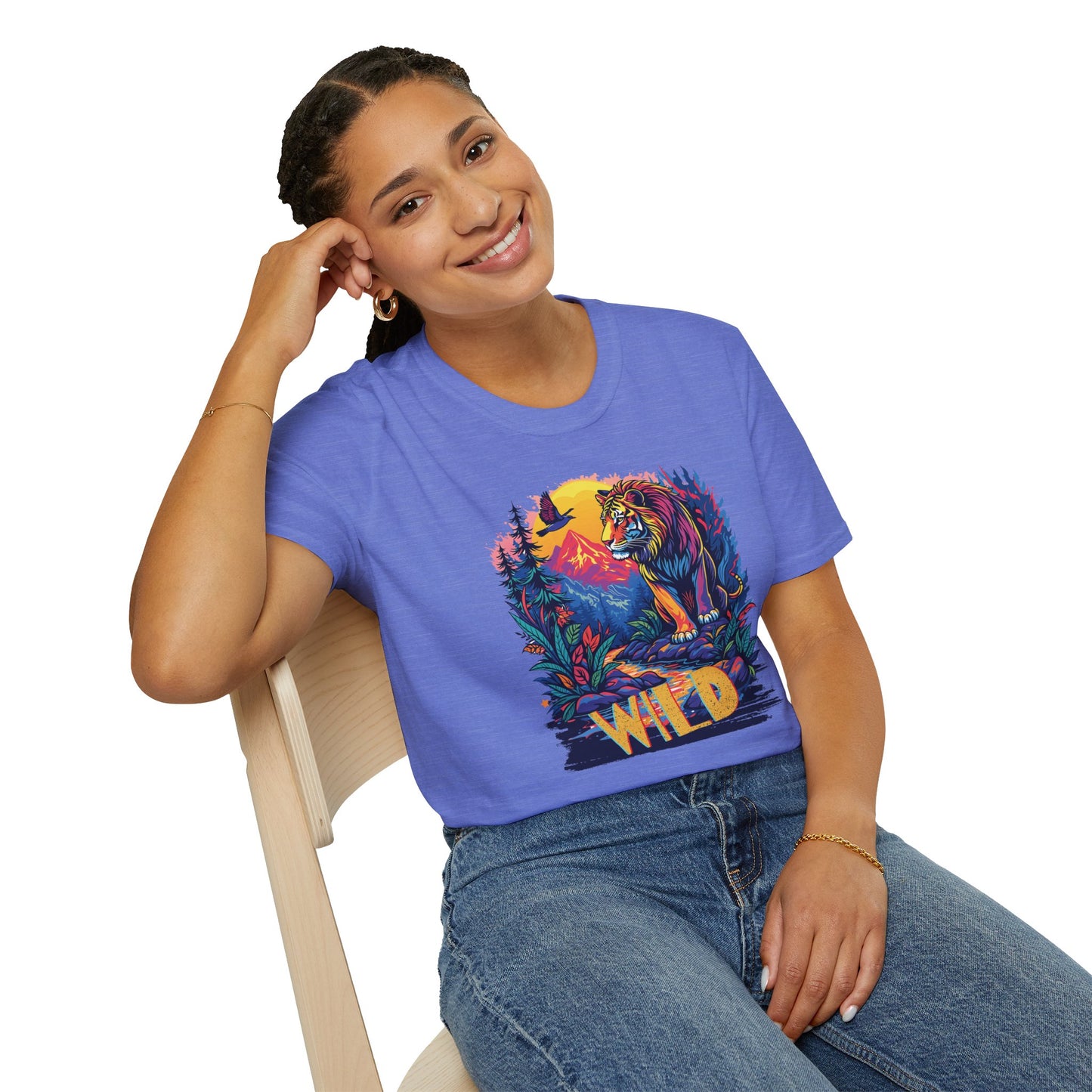 Stay Wild Lion Graphic T-Shirt