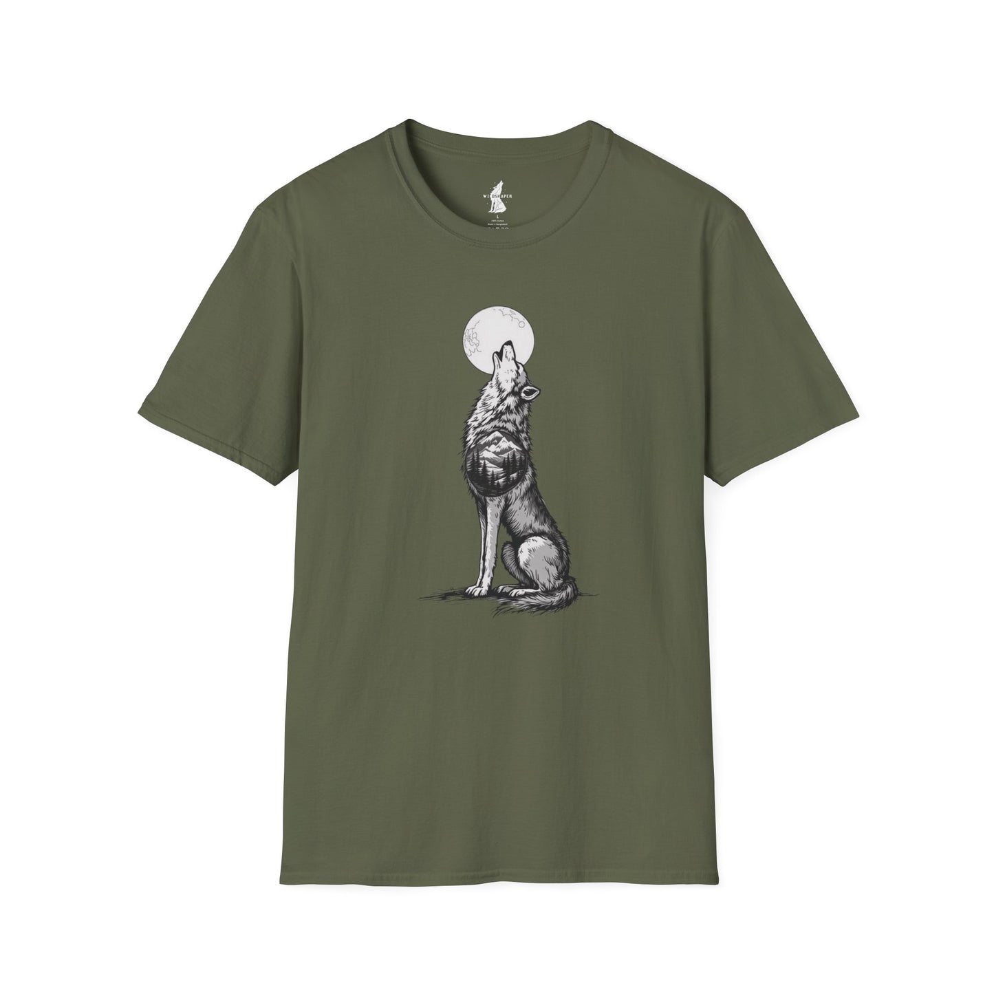 Howling Wolf of Forest T-Shirt