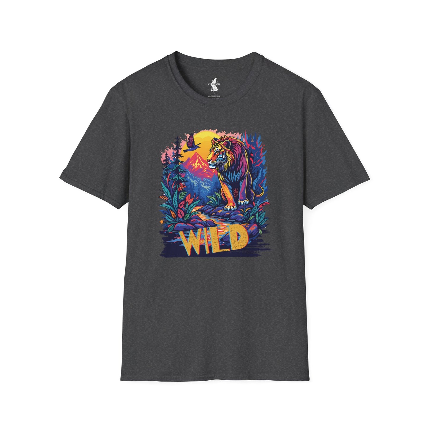 Stay Wild Lion Graphic T-Shirt