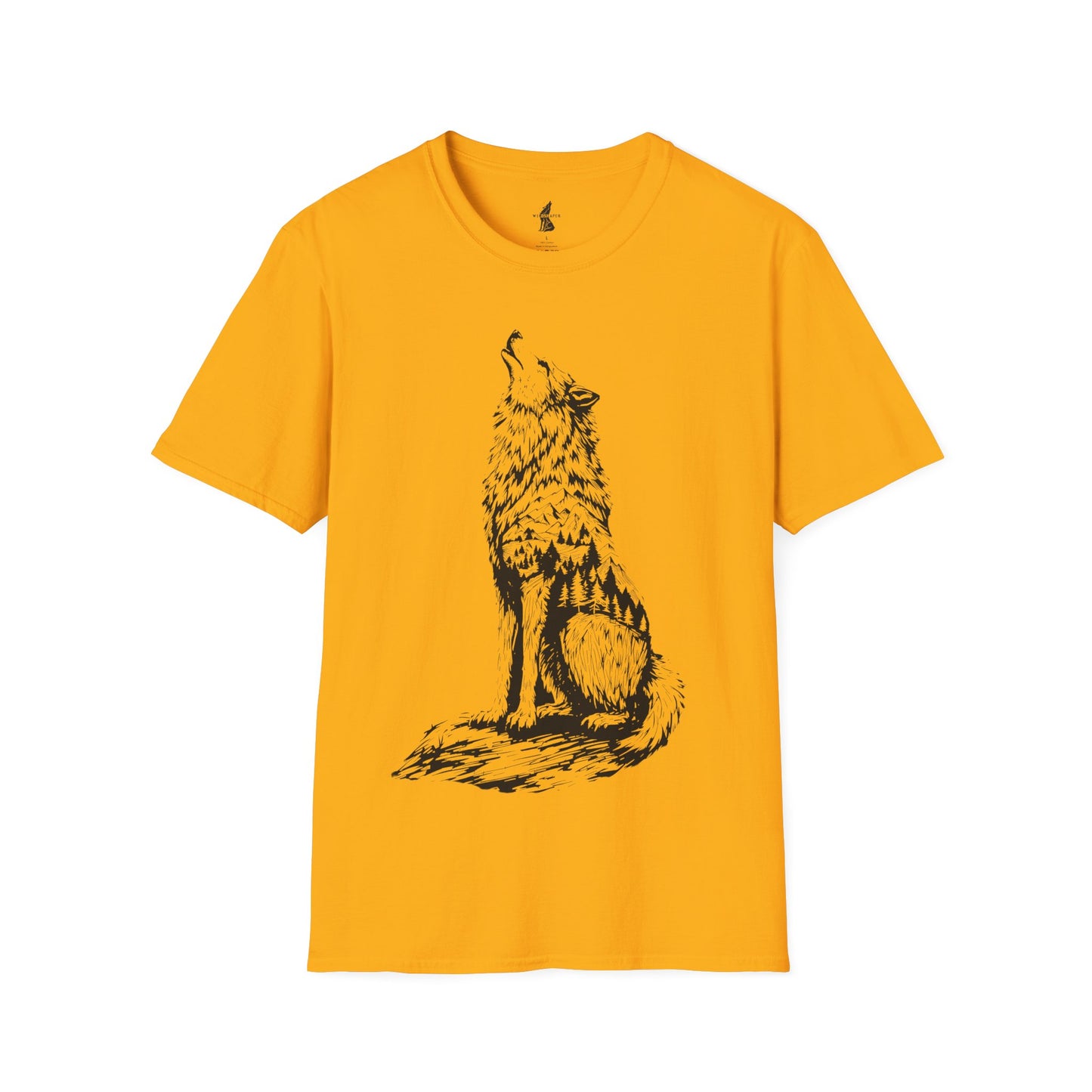 Howling Wolf Silhouette Nature T-Shirt