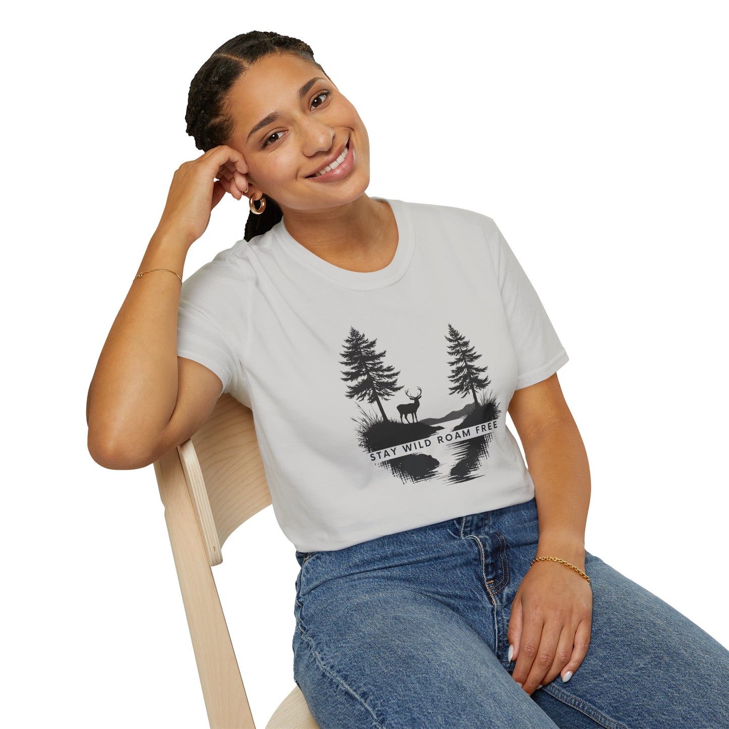 Stay Wild Roam Free Graphic T-Shirt