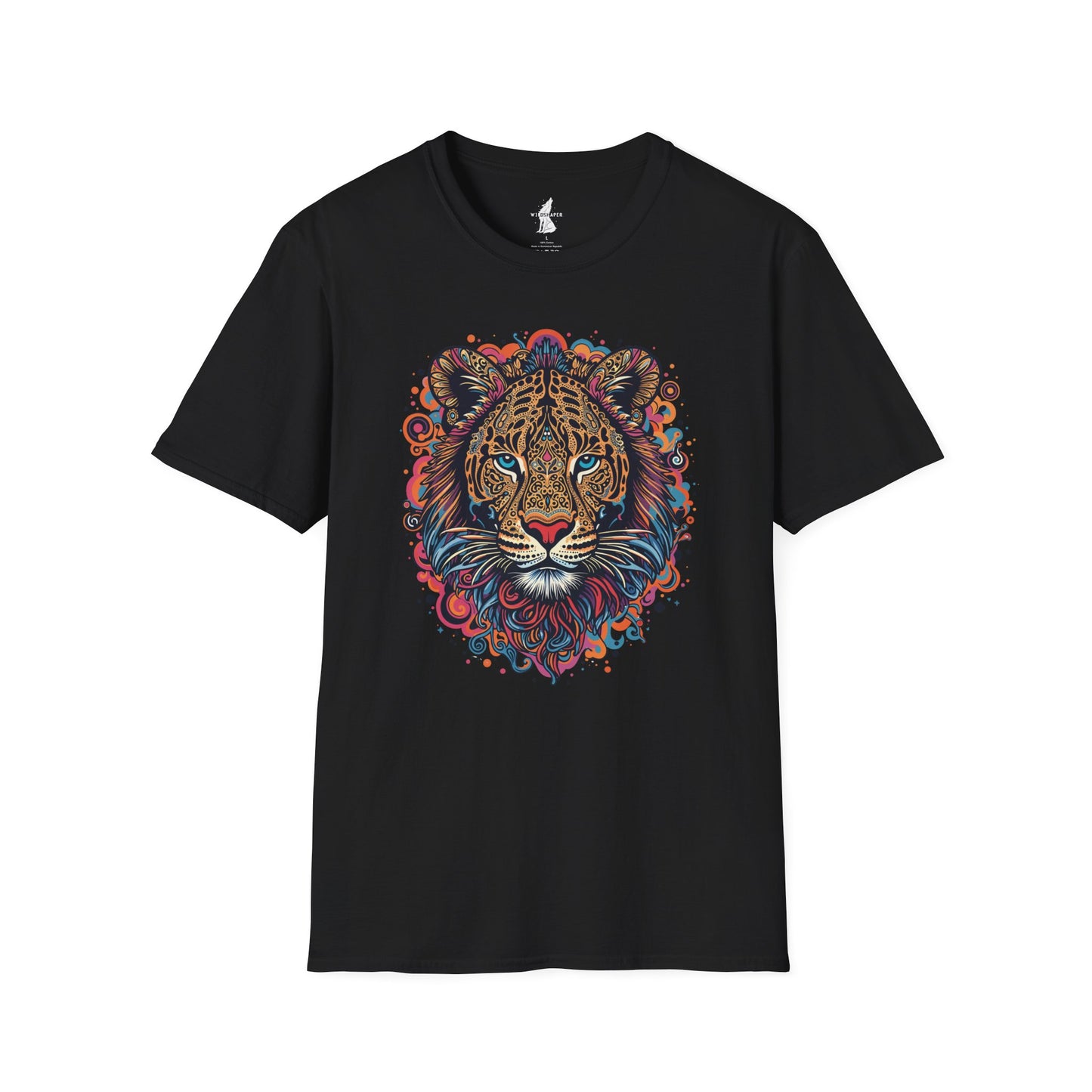 Vibrant Lion Eye-Catching Graphic T-Shirt