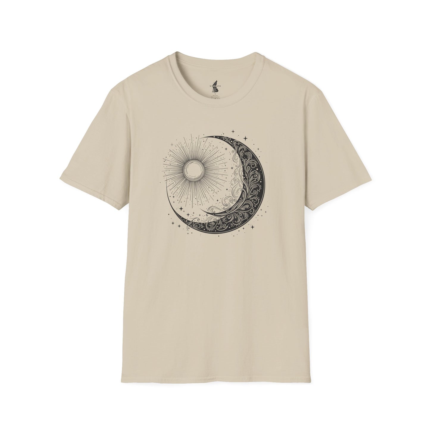 Sun & Moon Yin Yang Graphic T-Shirt