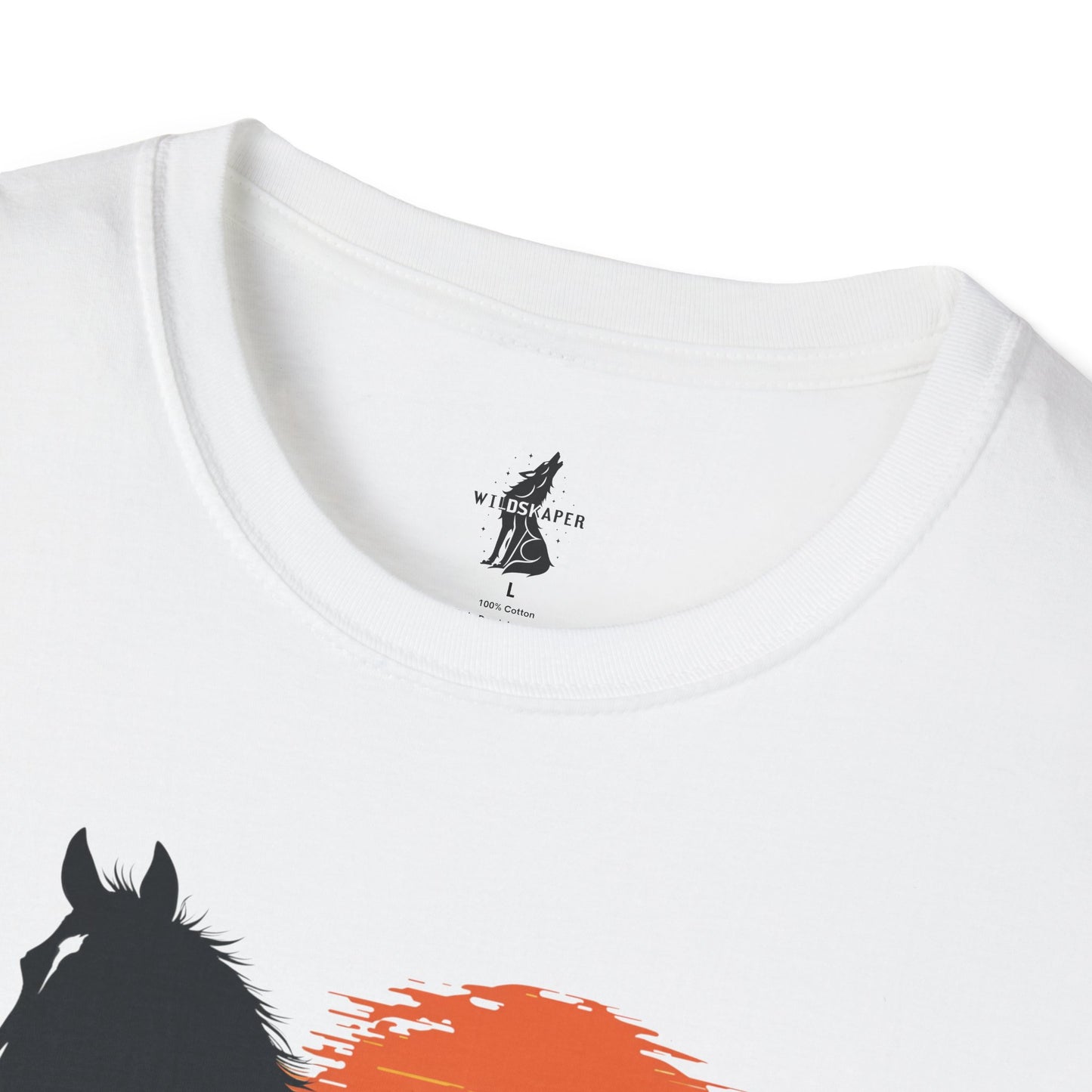 Mountain Sunset Horse Graphic T-Shirt