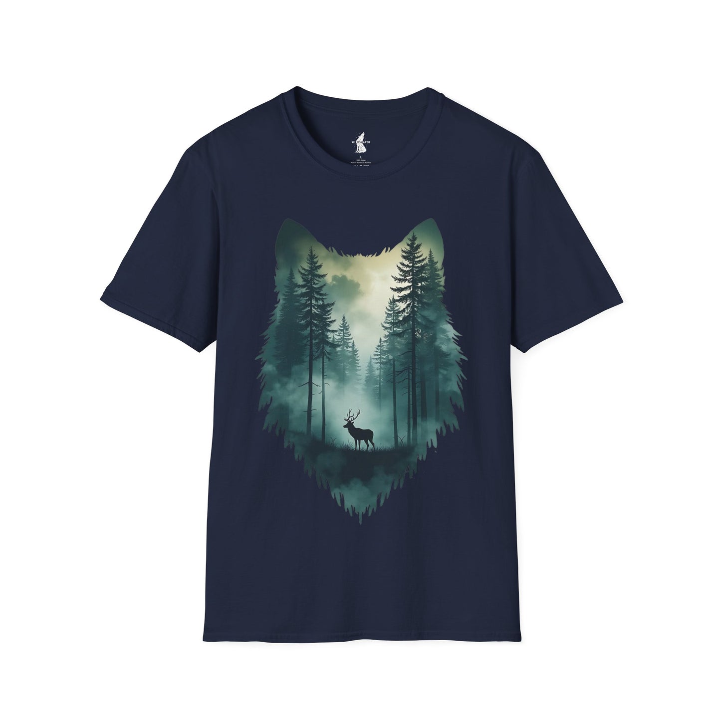 Wolf face Forest T-Shirt