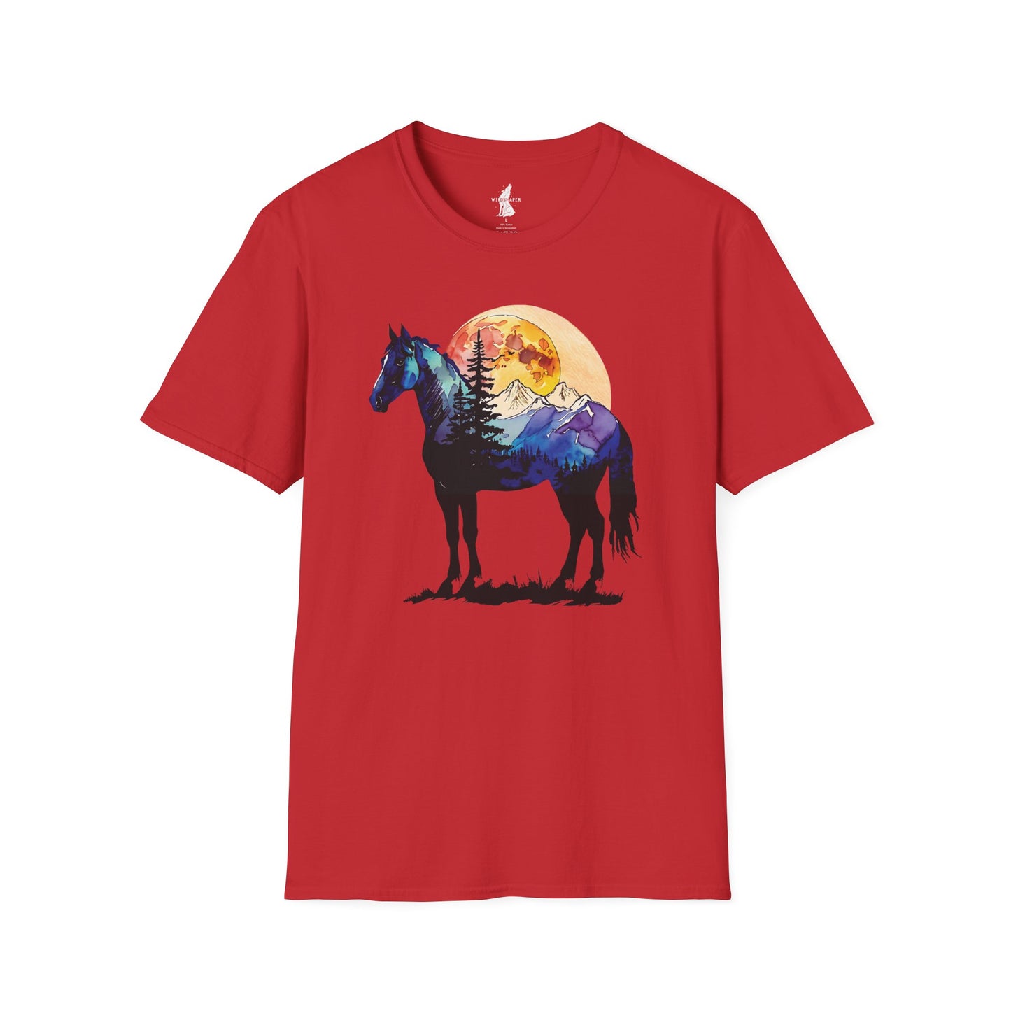 Mountain Sunset Horse T-Shirt