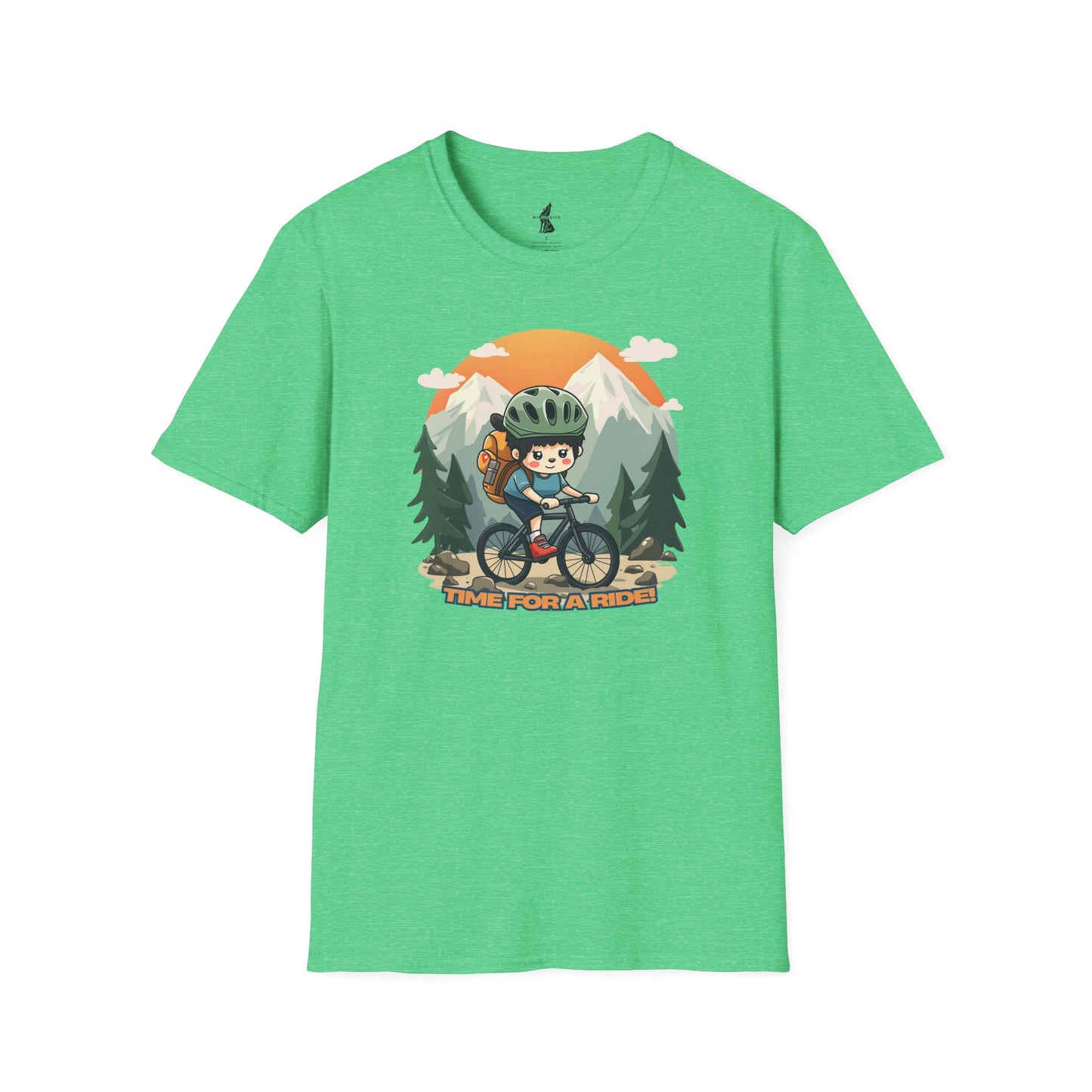 Time For a Ride Mountain Biking Graphic T-Shirt