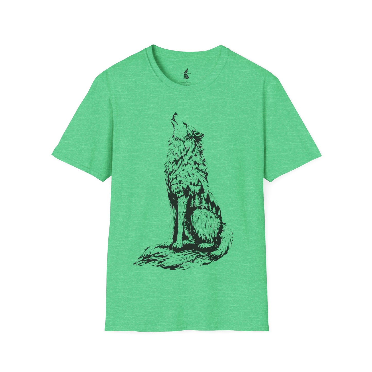 Howling Wolf Silhouette Nature T-Shirt