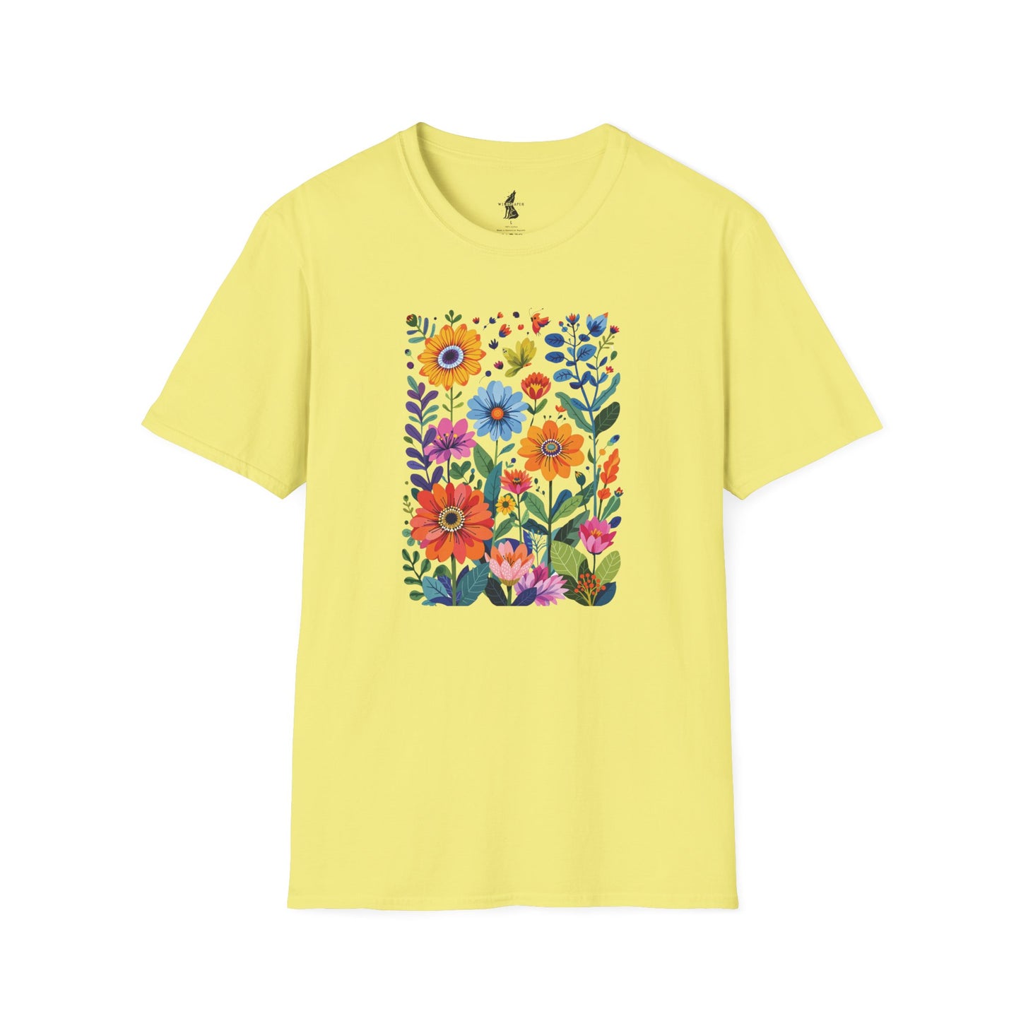 Vibrant Flower Art T-Shirt