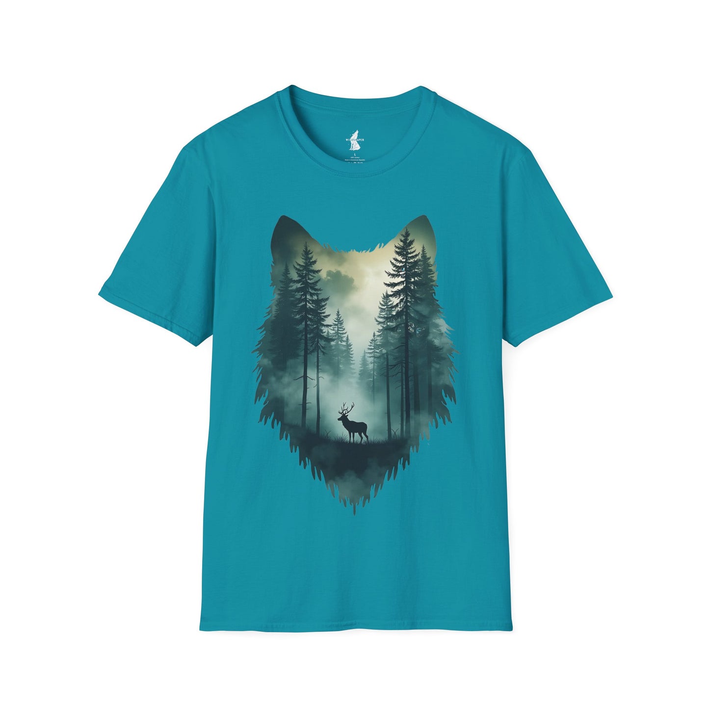 Wolf face Forest T-Shirt