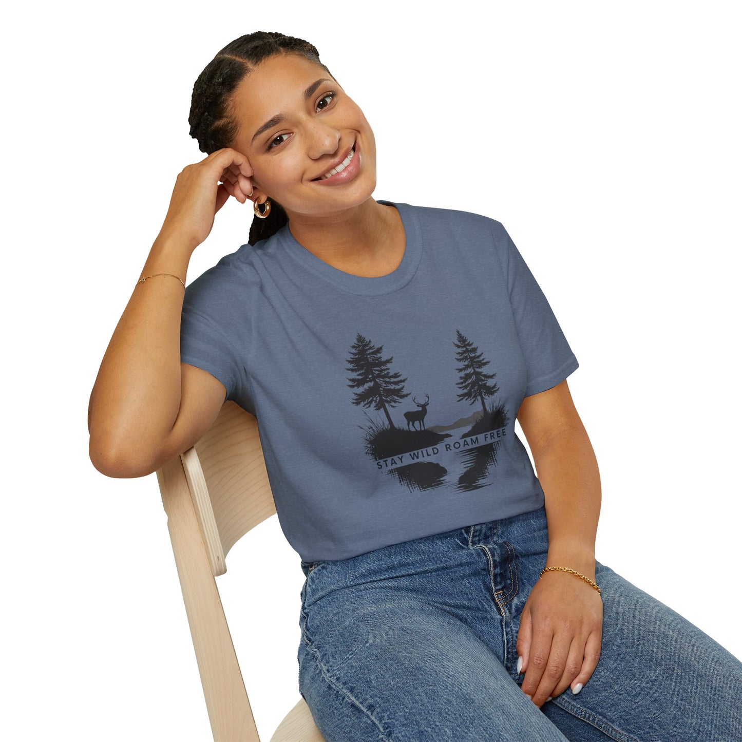 Stay Wild Roam Free Graphic T-Shirt