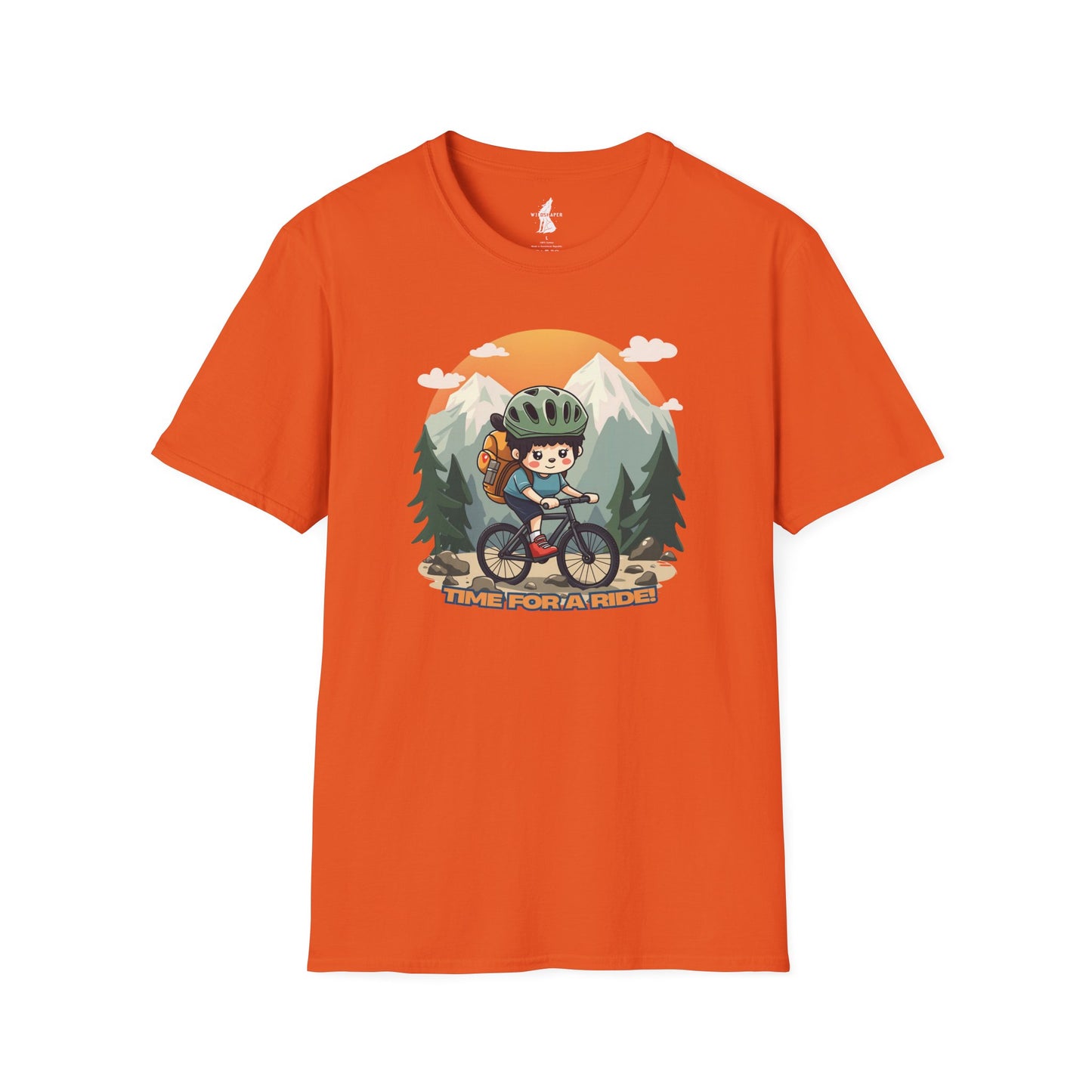 Time For a Ride Mountain Biking Graphic T-Shirt