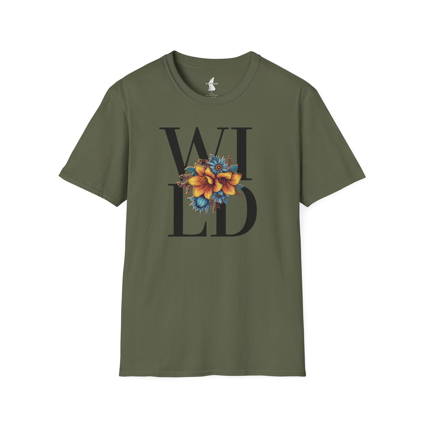 Wild Text Graphic T-Shirt